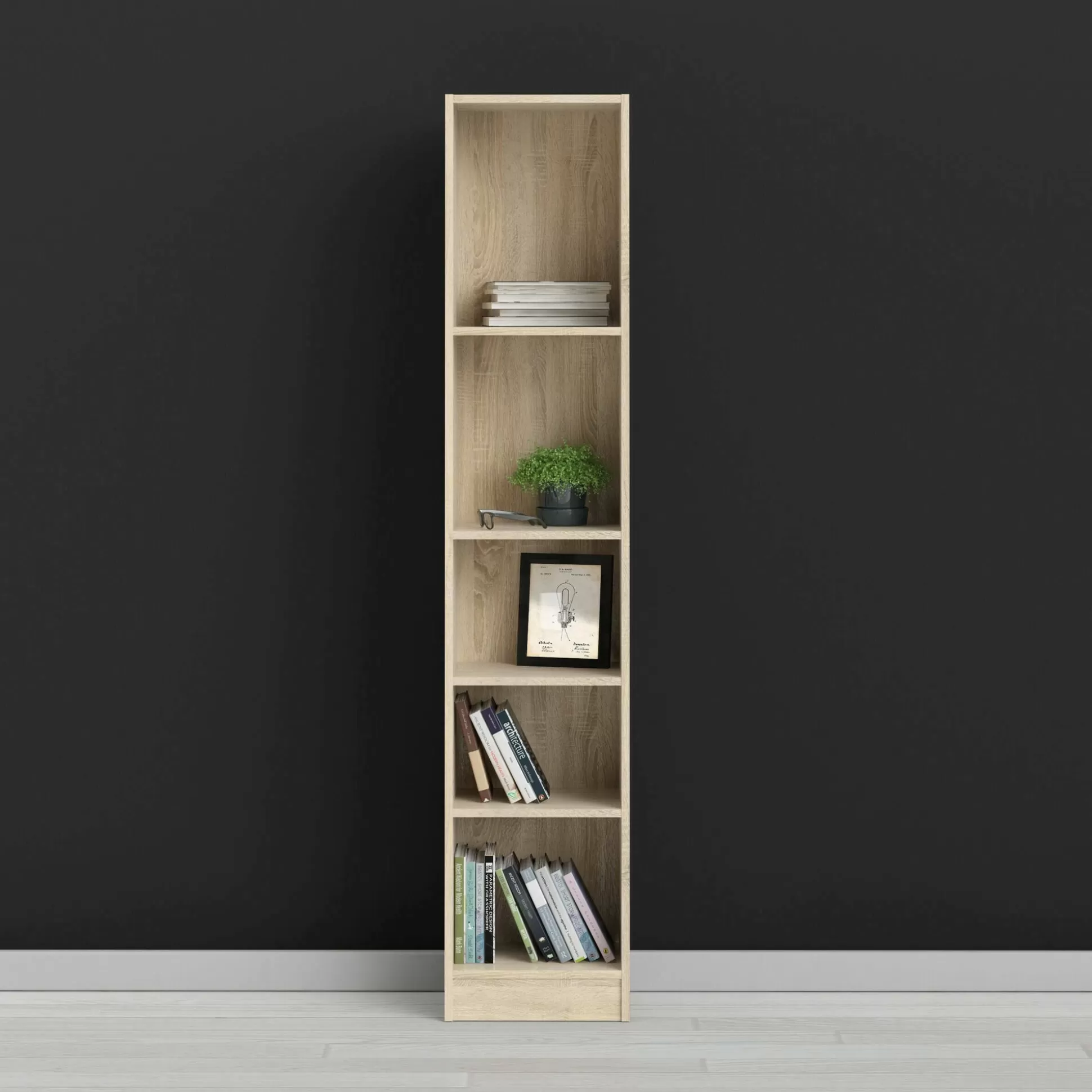 Dmora Librerie<Libreria Drugan, 41x27 h203 cm,