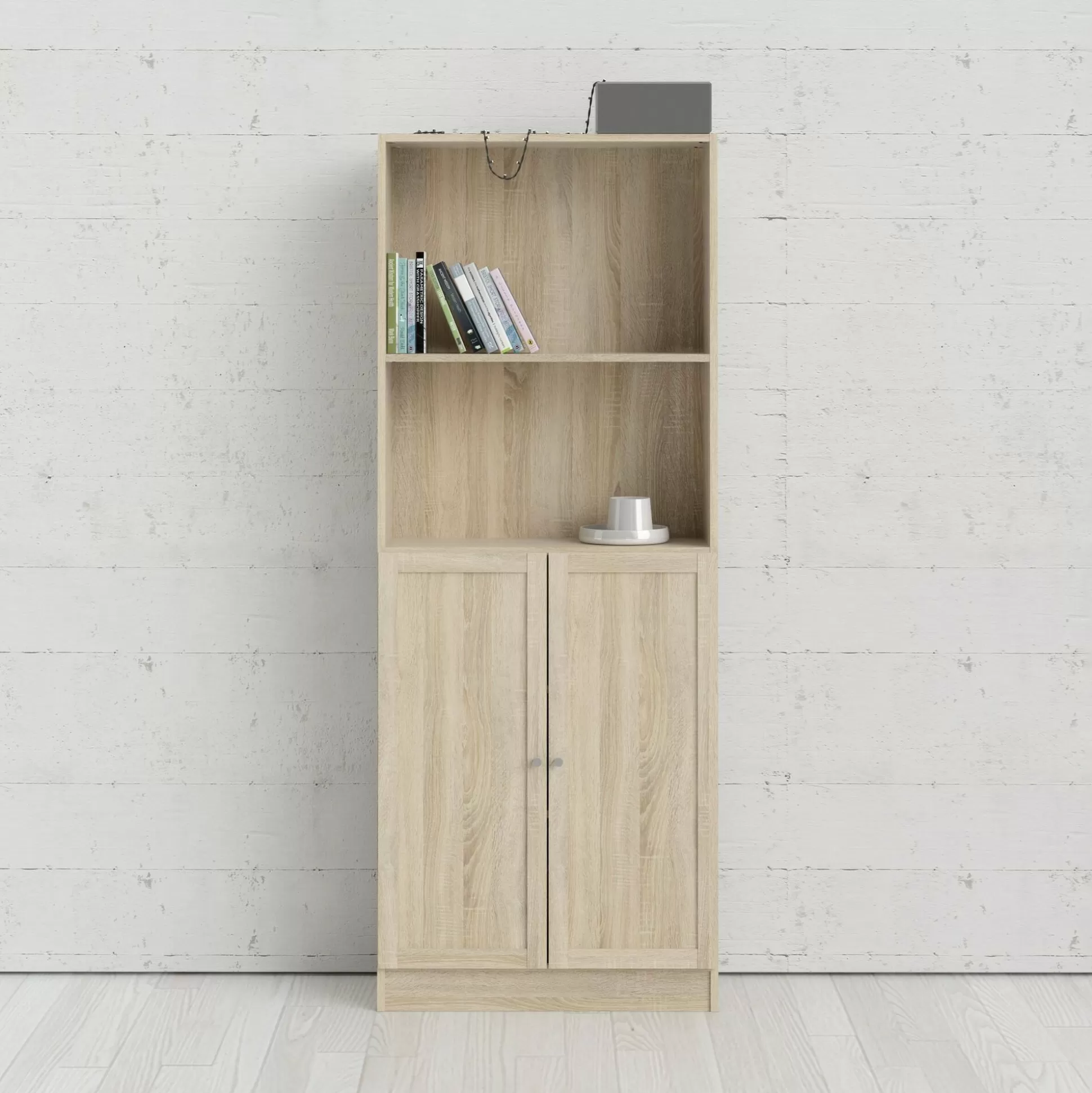 Dmora Librerie<Libreria Dsoffrid, 28x79 h203 cm,