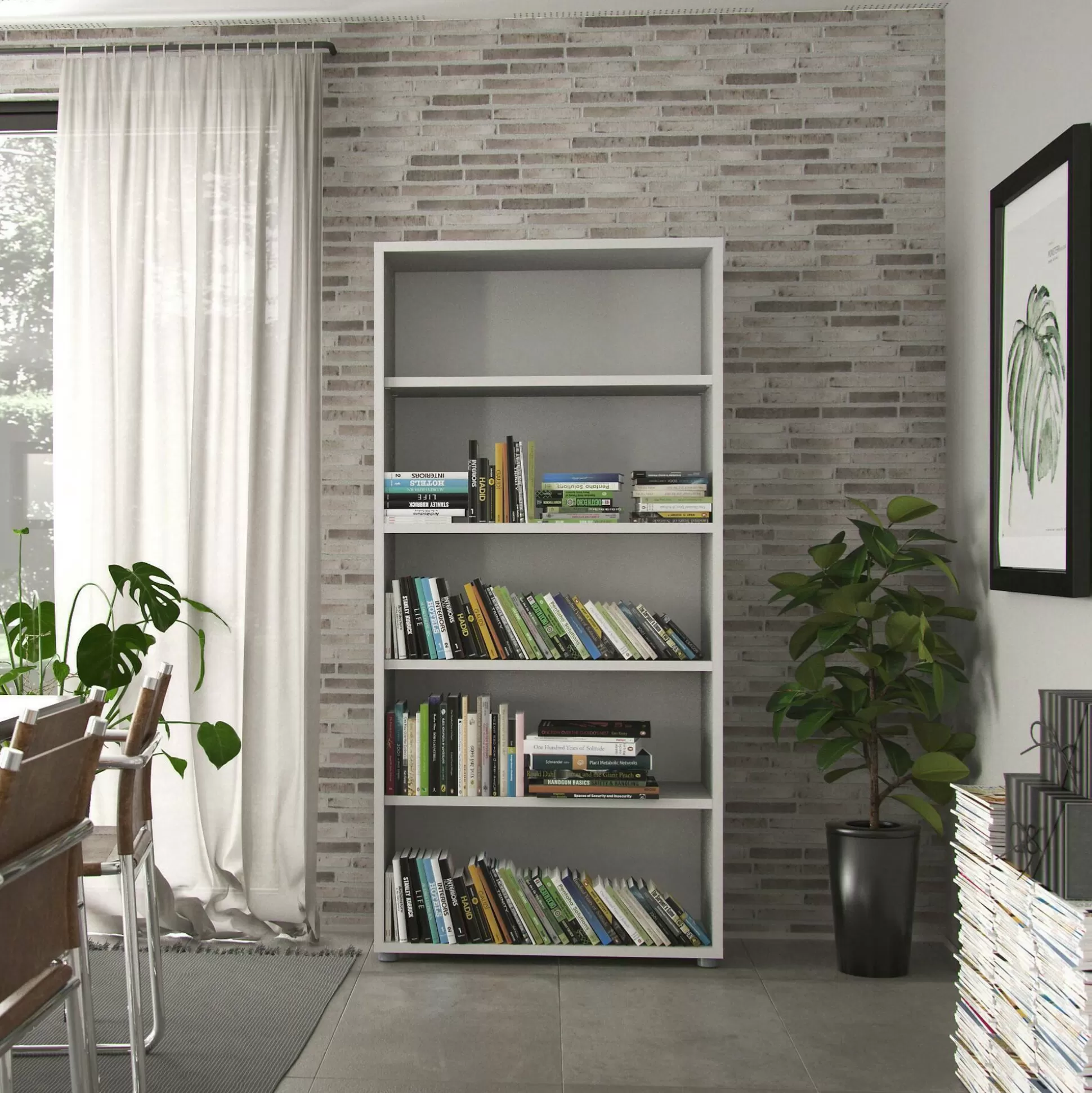 Dmora Librerie<Libreria Dtedold, 89x40 h186 cm,