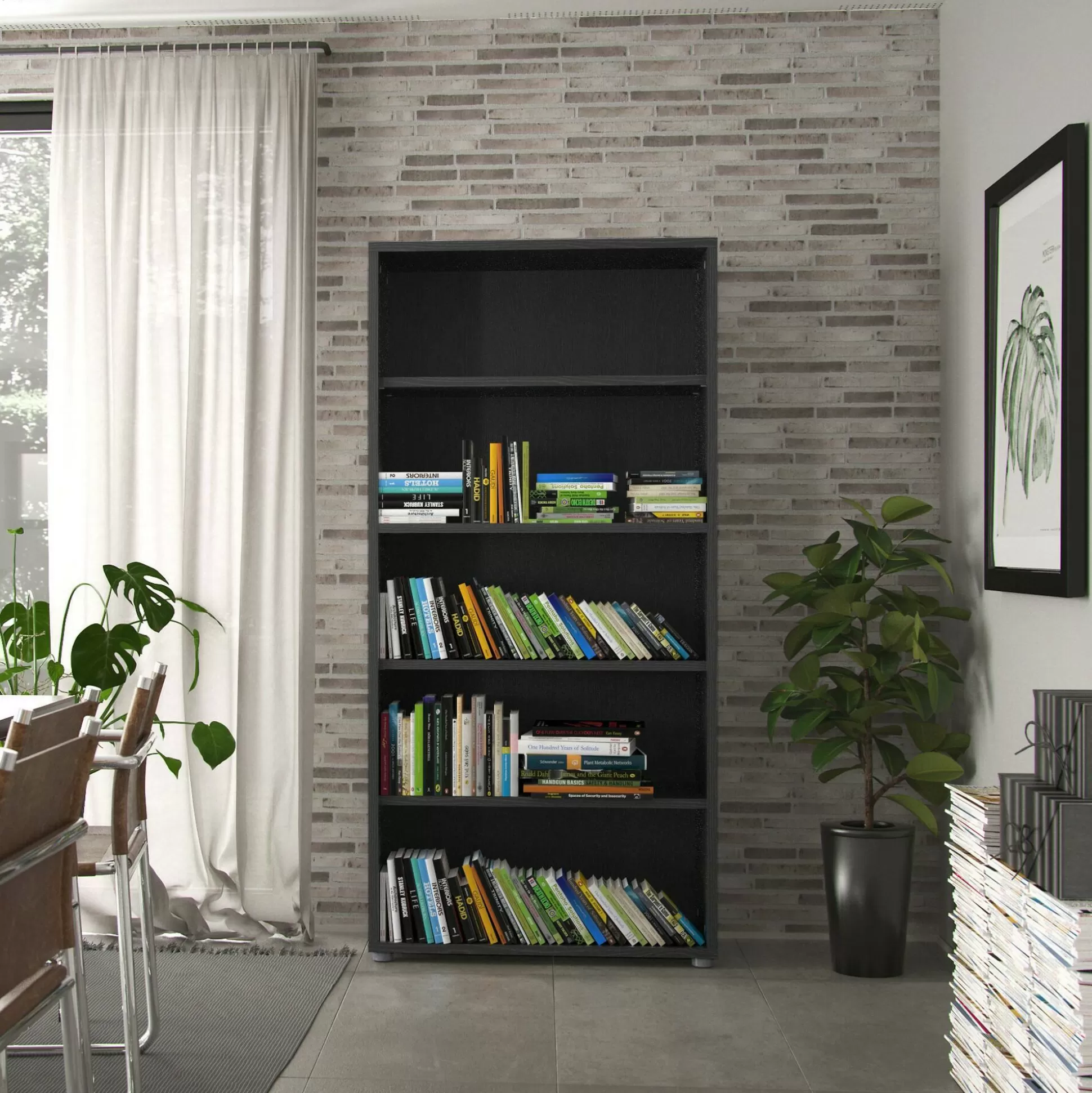Dmora Librerie<Libreria Dtedold, 89x40 h186 cm,
