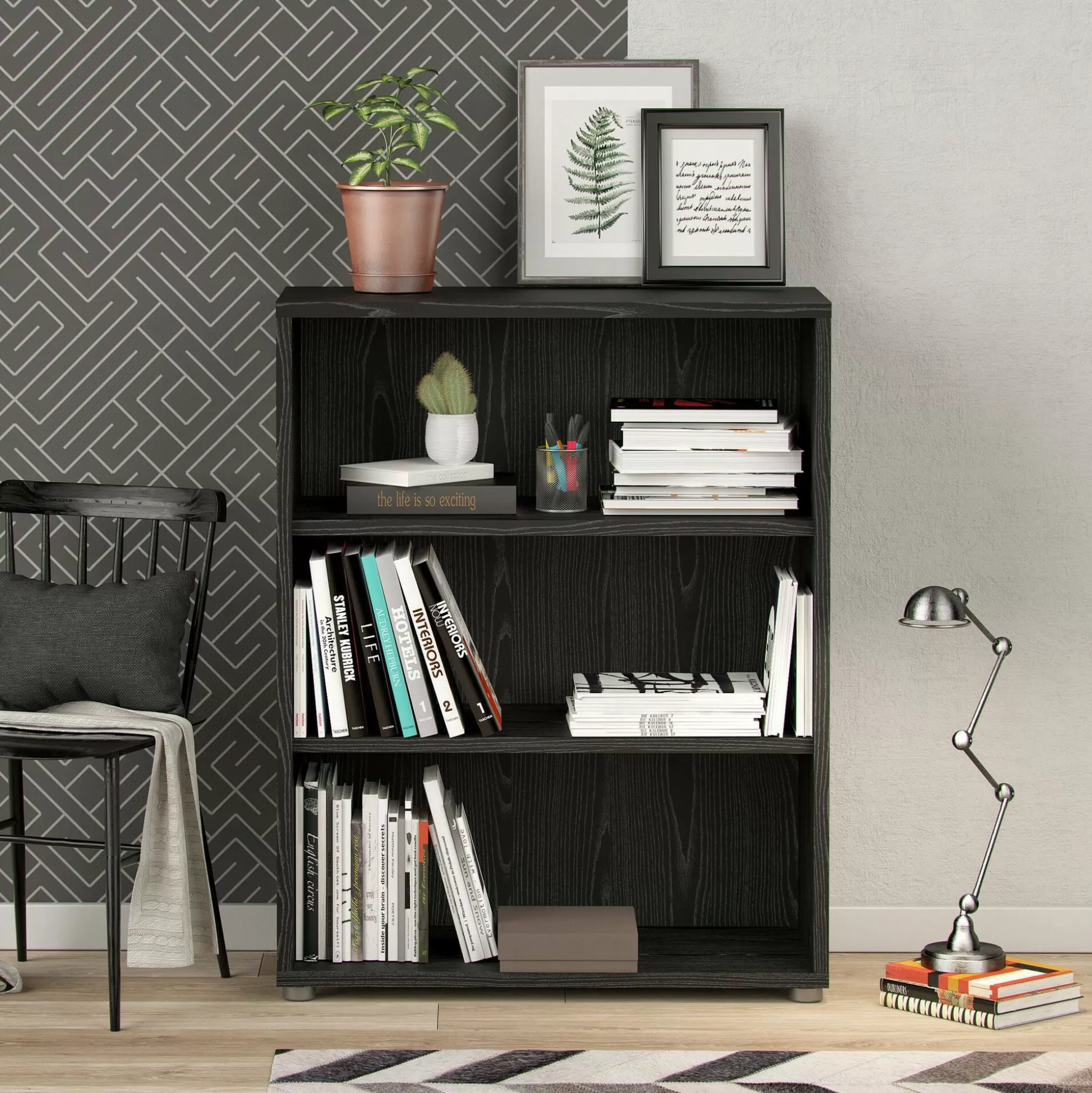 Dmora Librerie<Libreria Dterlizz, 89x40 h113 cm,