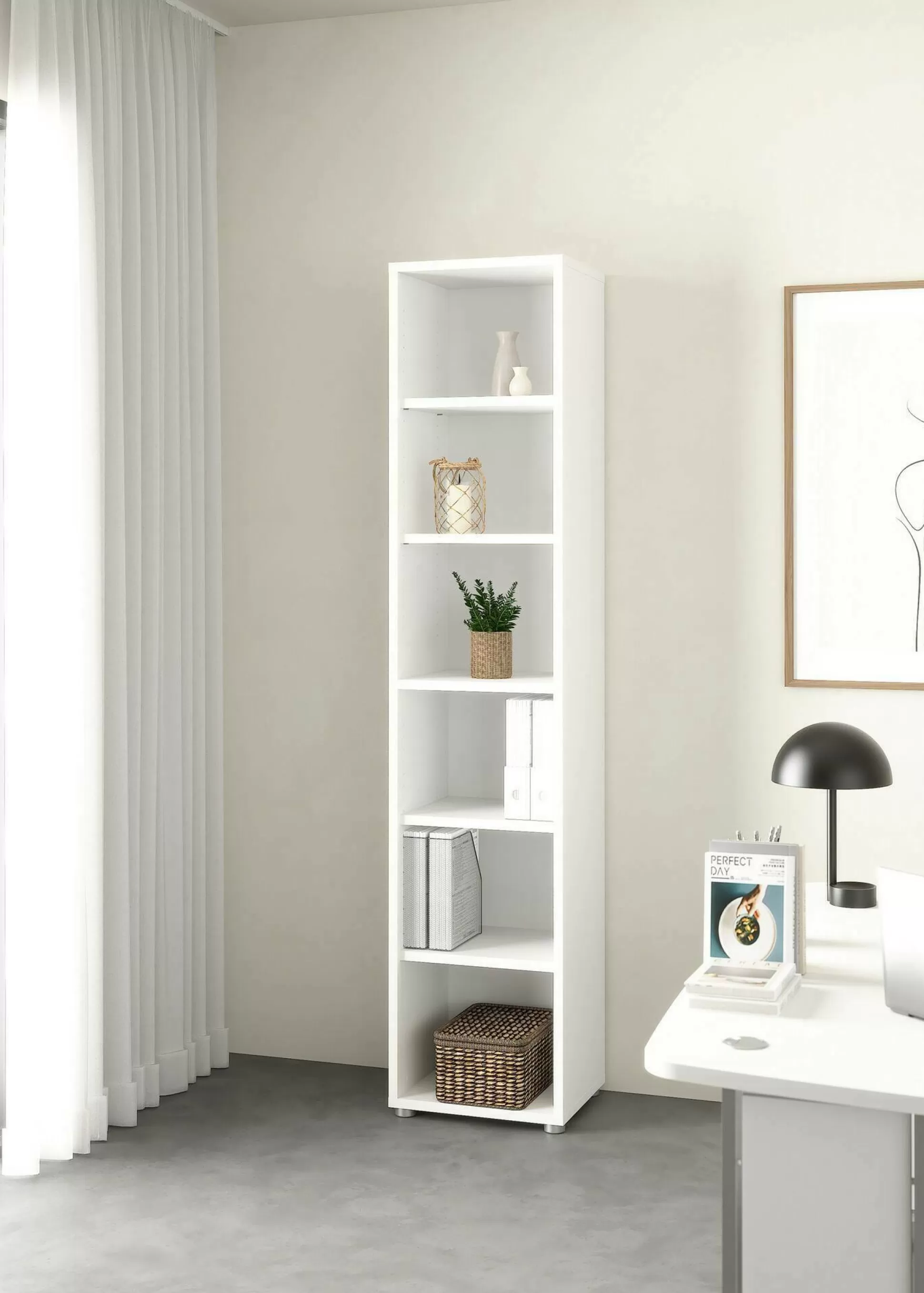 Dmora Librerie<Libreria Dtern, 40x47 h222 cm,