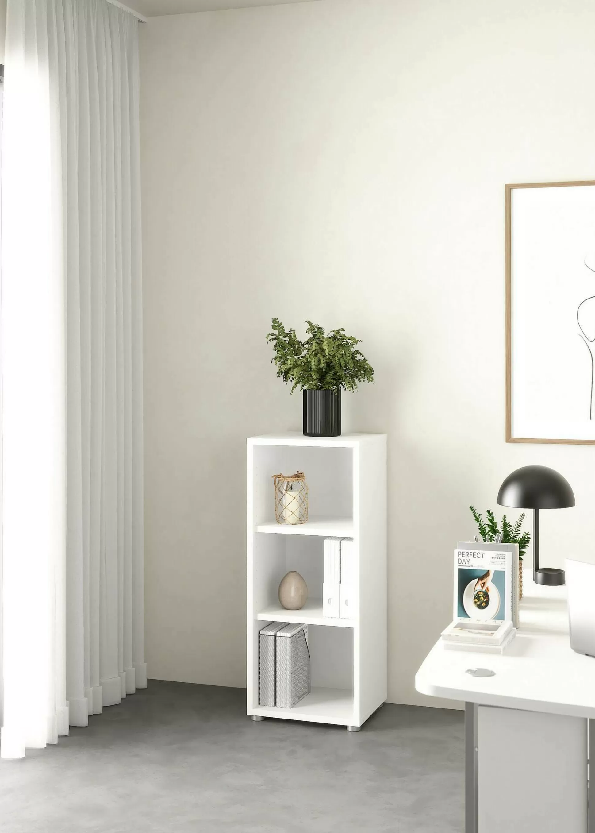 Dmora Librerie<Libreria Dterzi, 40x47 h113 cm,