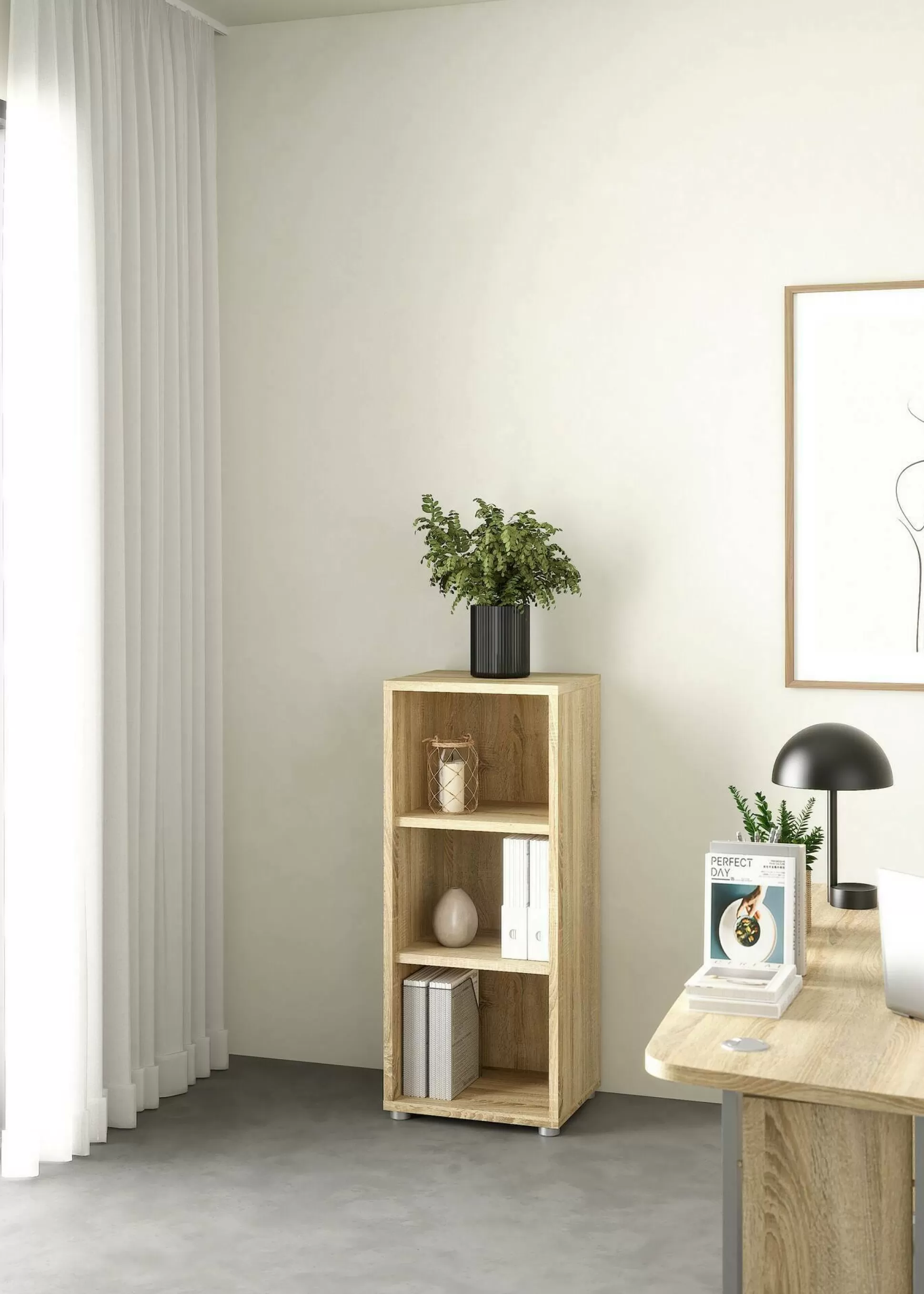 Dmora Librerie<Libreria Dterzi, 40x47 h113 cm,