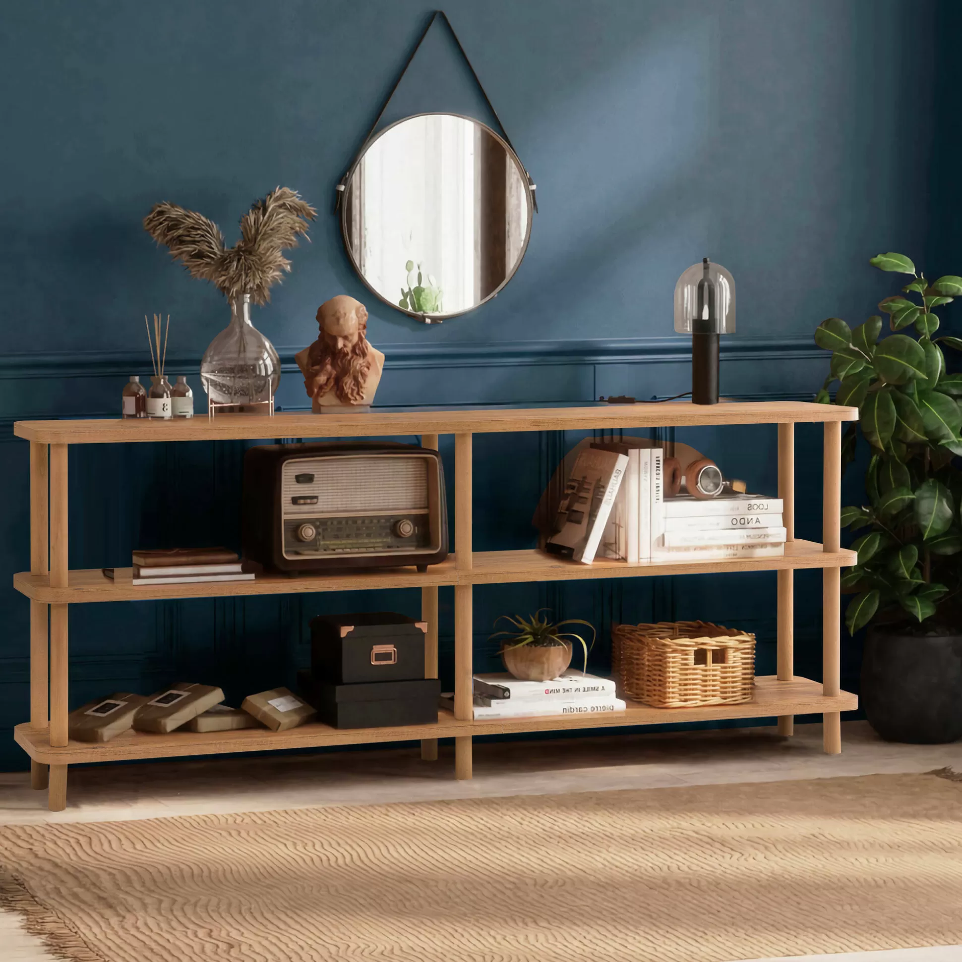Dmora Librerie<Libreria Fulgence, 180x35 h75 cm,