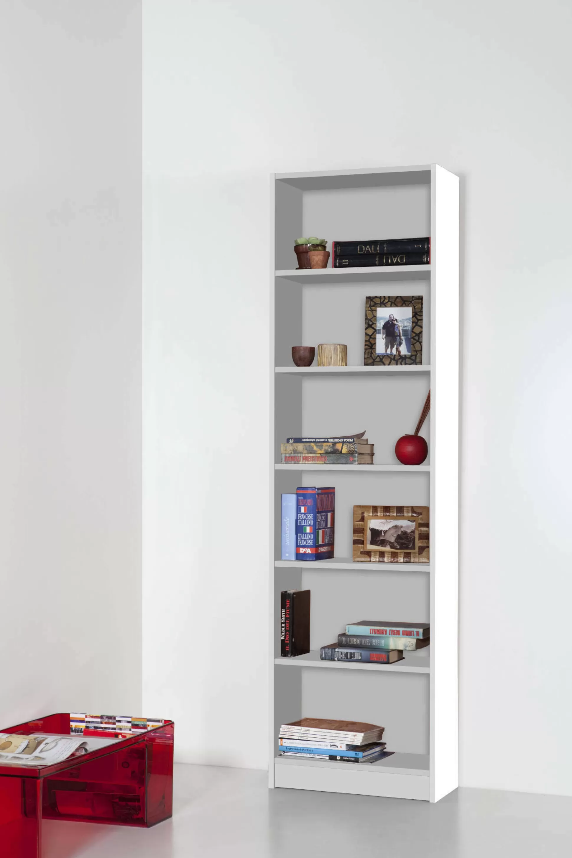 Dmora Librerie<Libreria Ian, 57x28h201 cm,