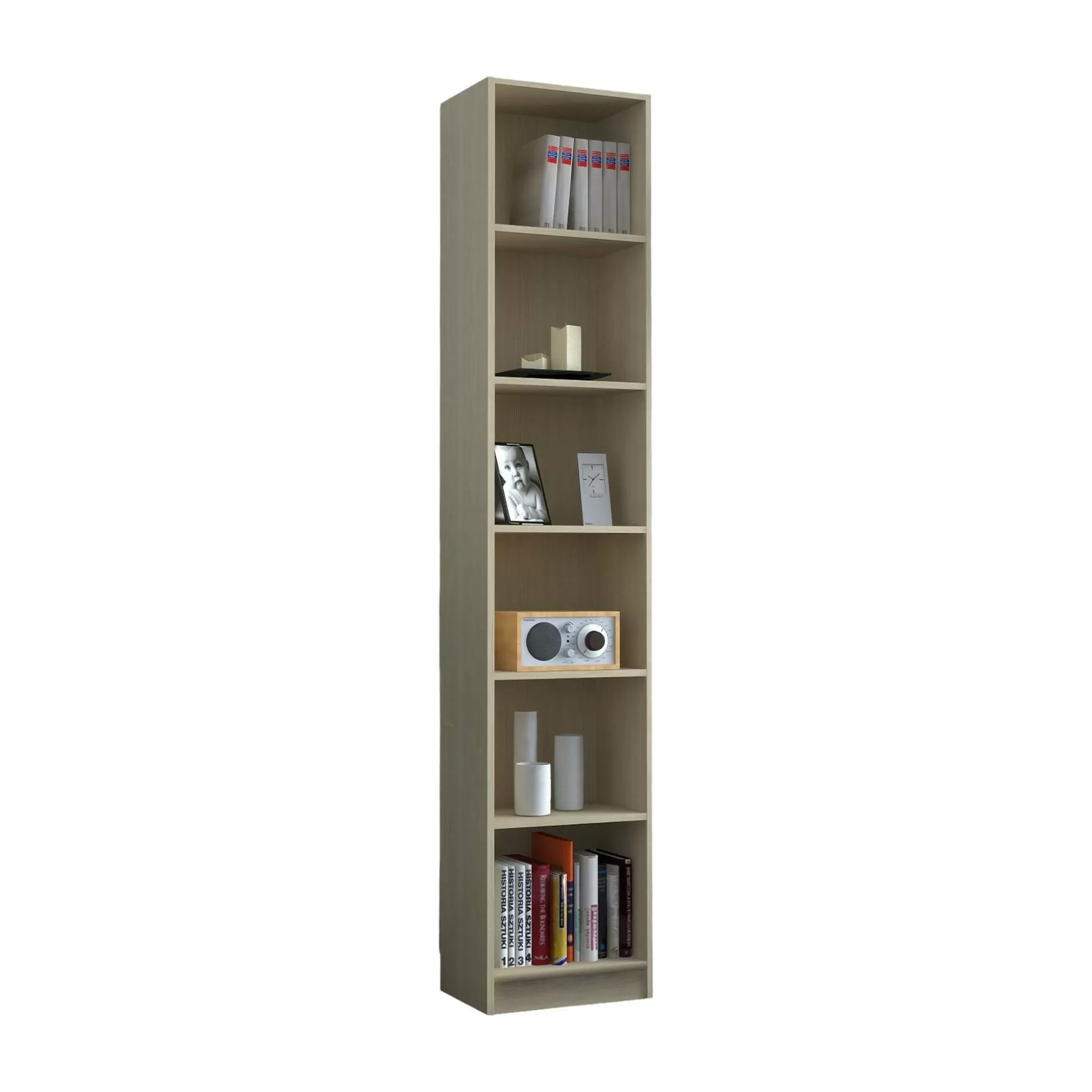 Dmora Librerie<Libreria Ian, 40x28h201 cm,