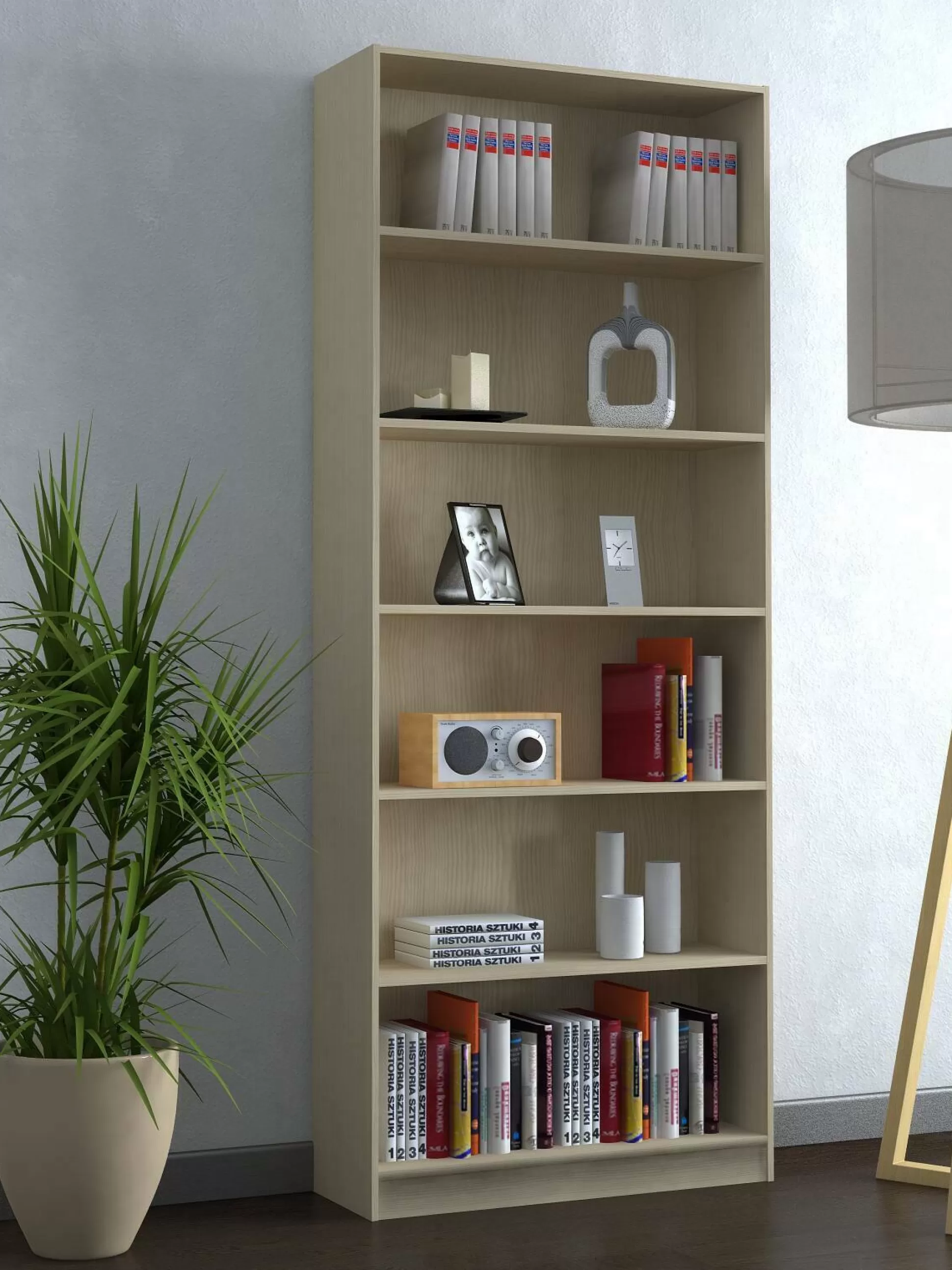Dmora Librerie<Libreria Infa, 80x28h201 cm,