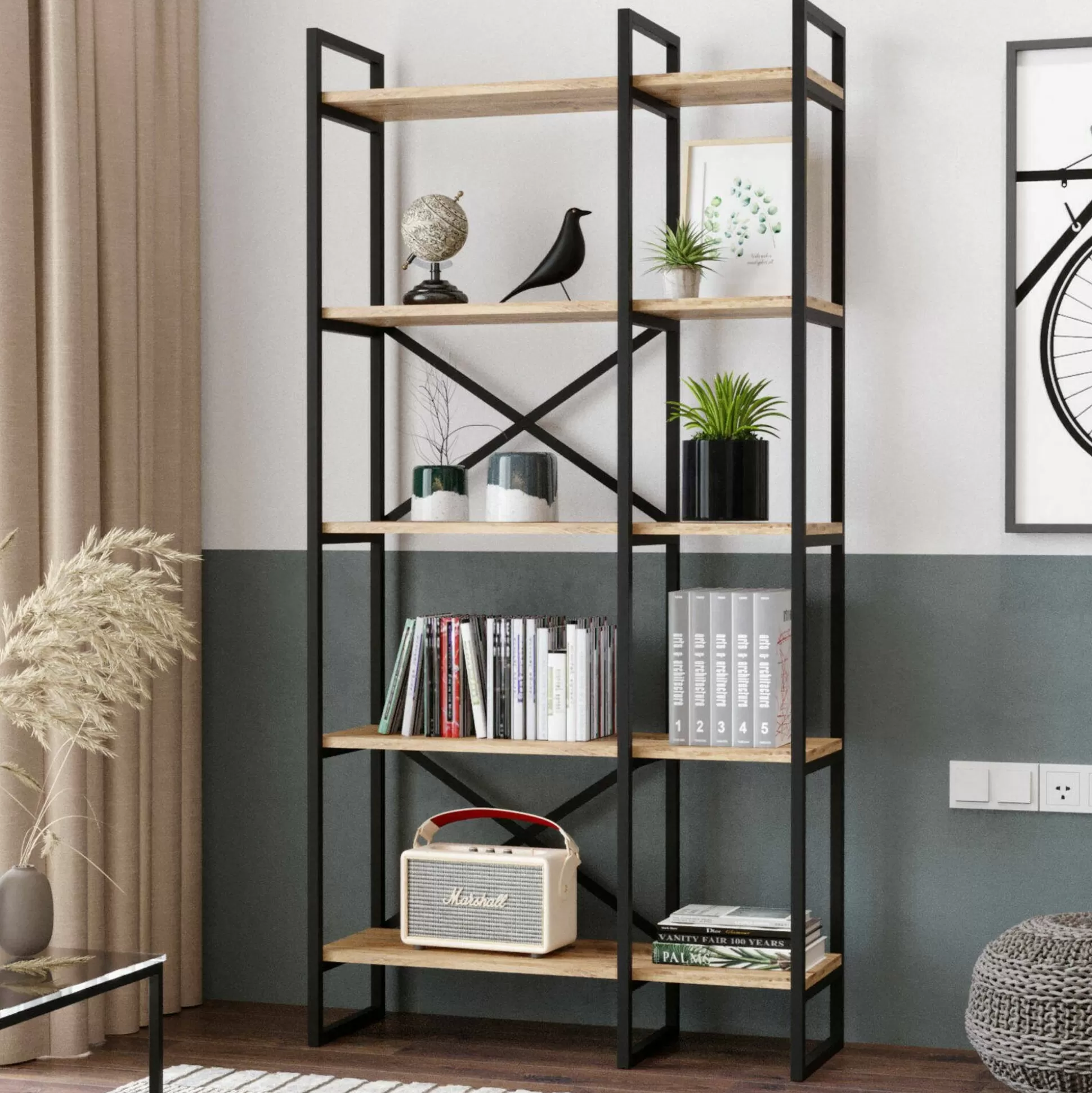Dmora Librerie<Libreria Isla, 88x30h175 cm,