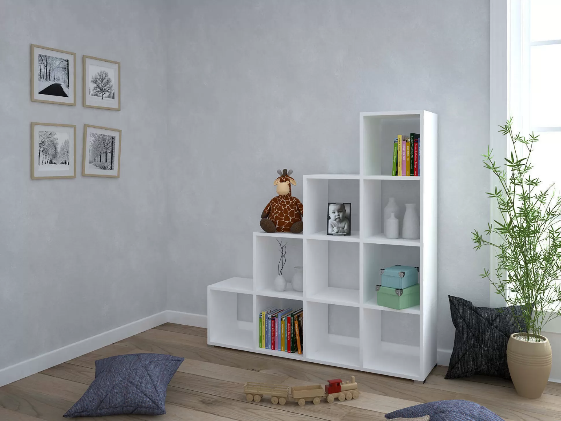 Dmora Librerie<Libreria Jolina, 141x33h144 cm,