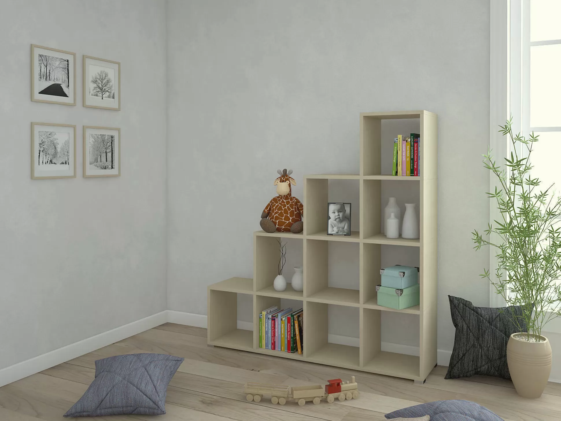 Dmora Librerie<Libreria Jolina, 141x33h144 cm,