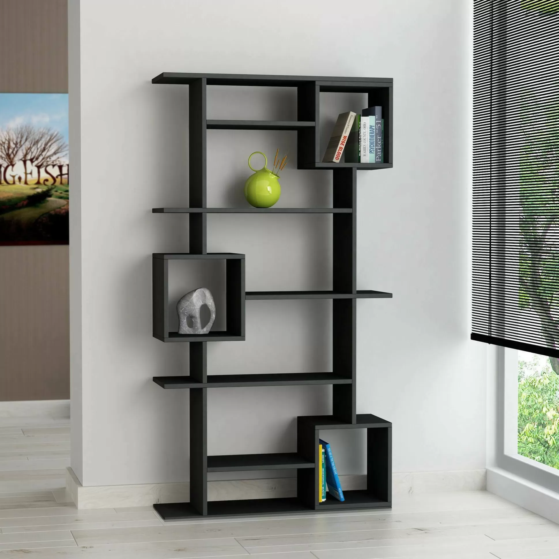 Dmora Librerie<Libreria Kristy, 92x28 h173 cm,