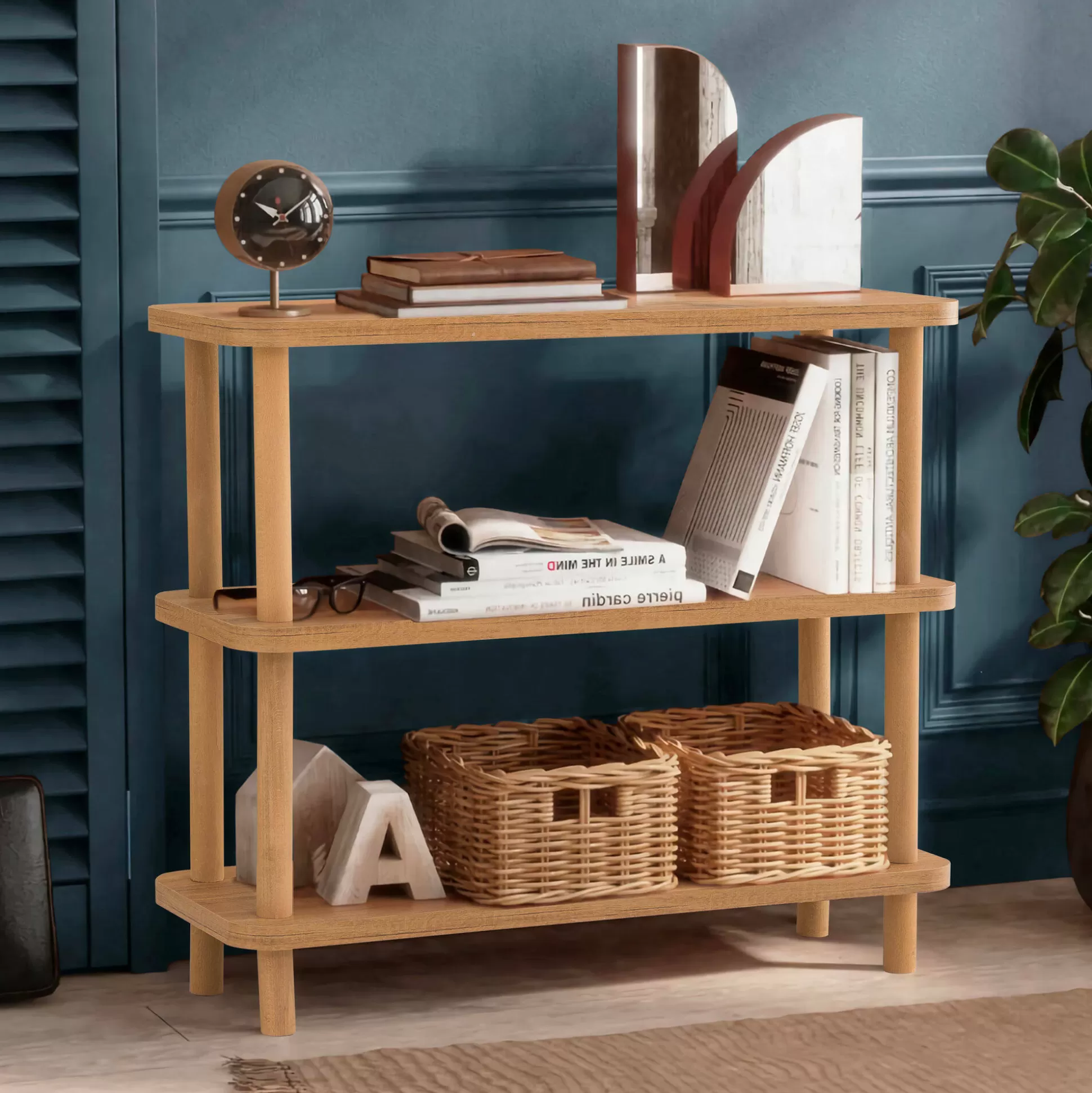 Dmora Librerie<Libreria Maharaja, 80x28 h75 cm,