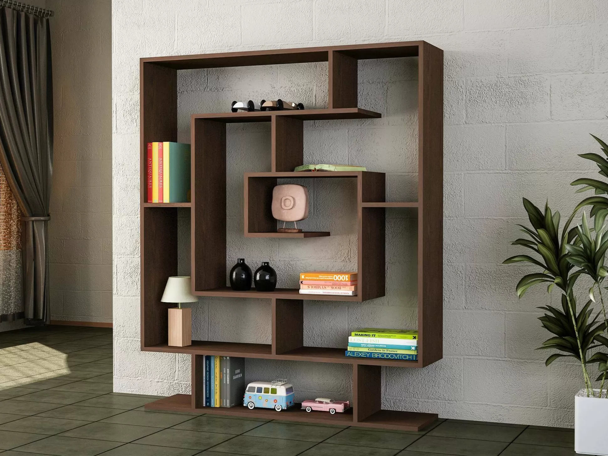 Dmora Librerie<Libreria Sanvu, 125x22 h149 cm,