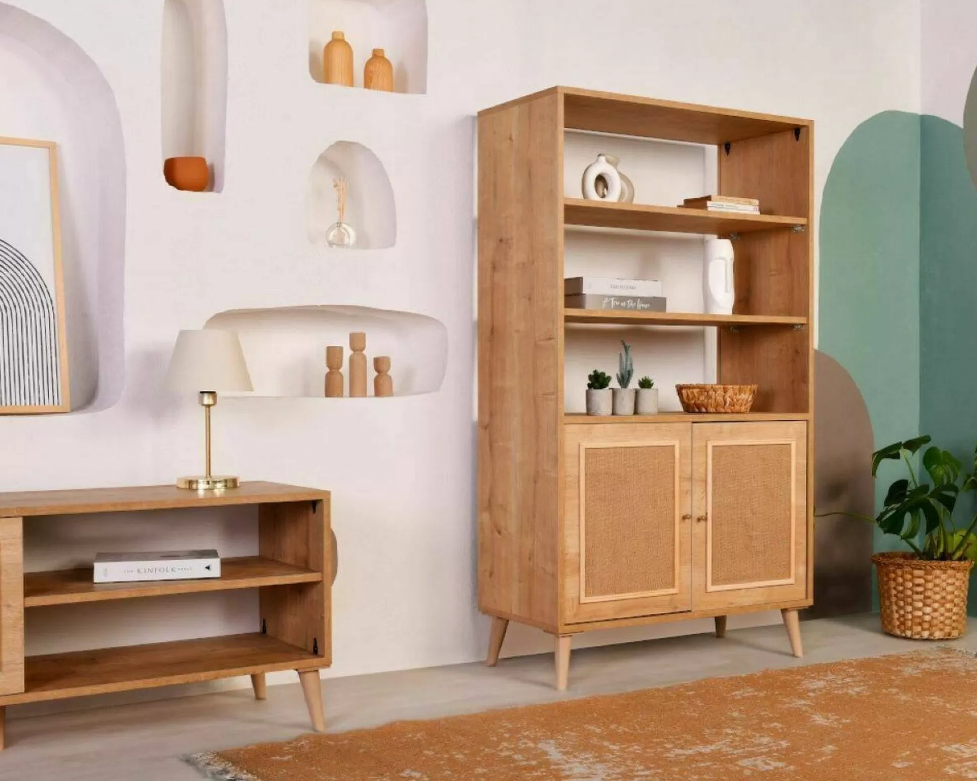 Dmora Librerie<Libreria Suva, 90x40h110 cm,