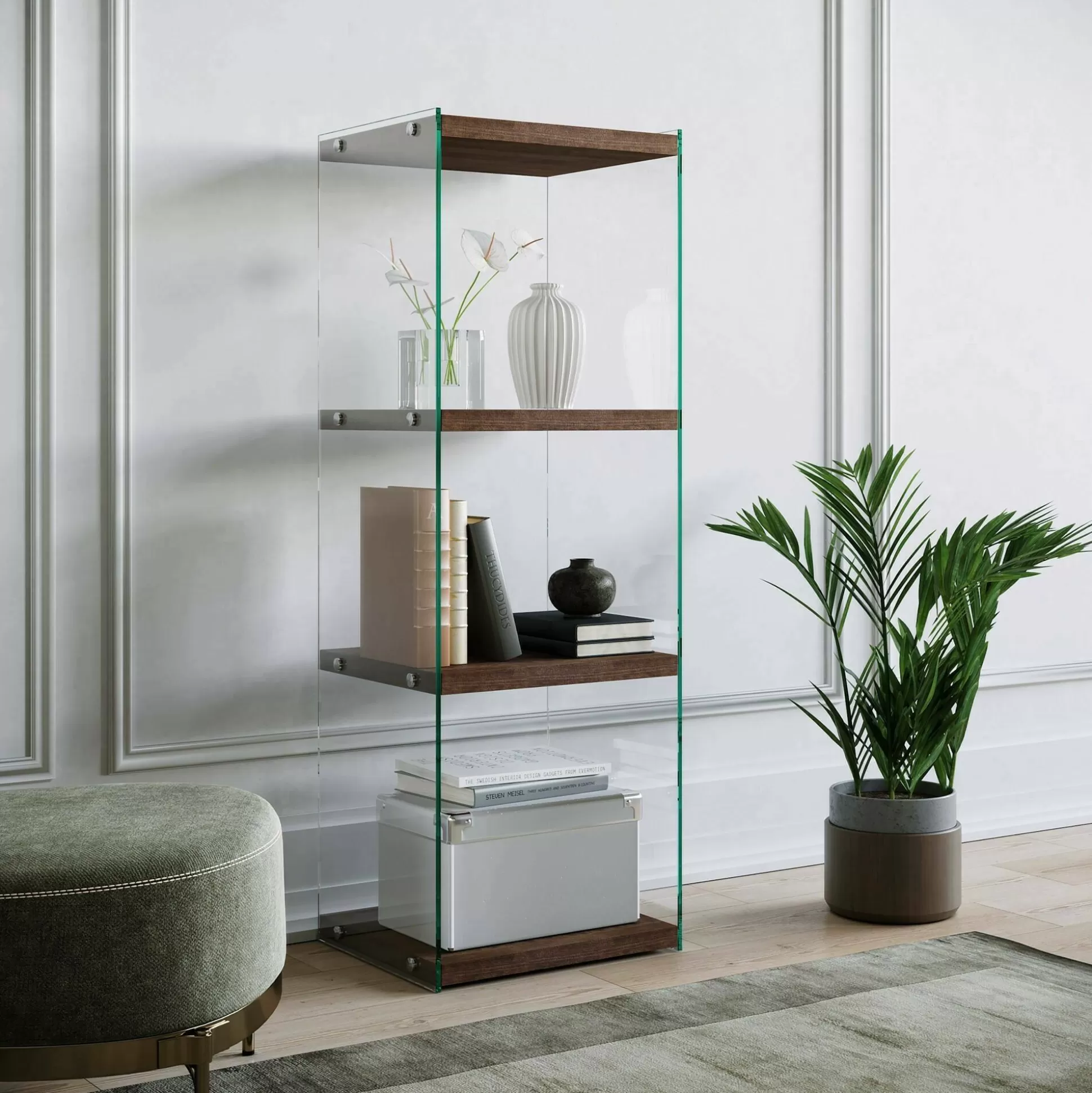 Dmora Librerie<Libreria Zenobie, , 40x35h120 cm