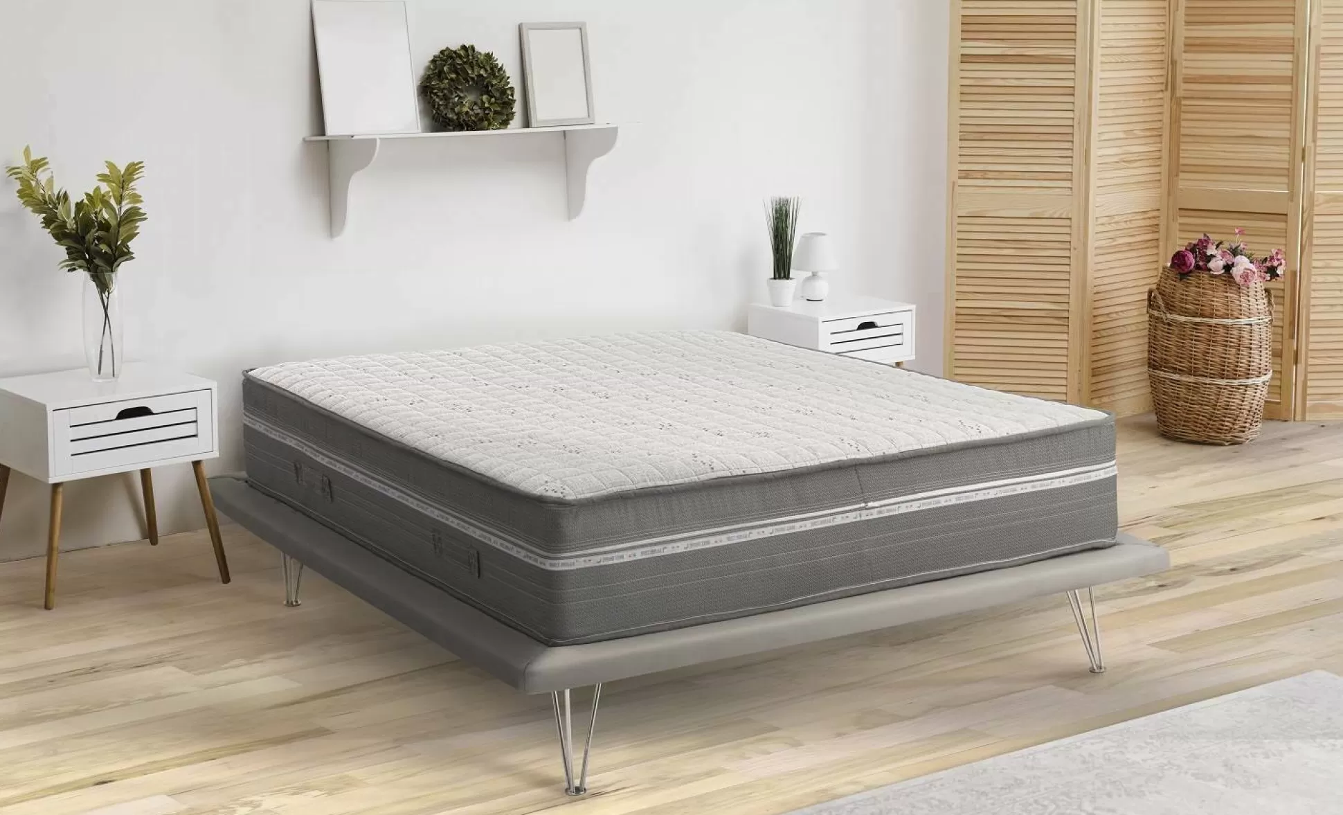 Dmora Materassi Singoli<Materasso singolo Altino, Anti acaro e Anallergico, Cm 80x190h32