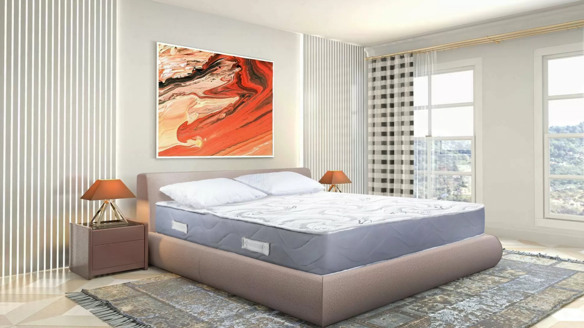 Dmora Materassi Singoli<Materasso singolo Ator, 100% Made in Italy, 90x190xh25 cm