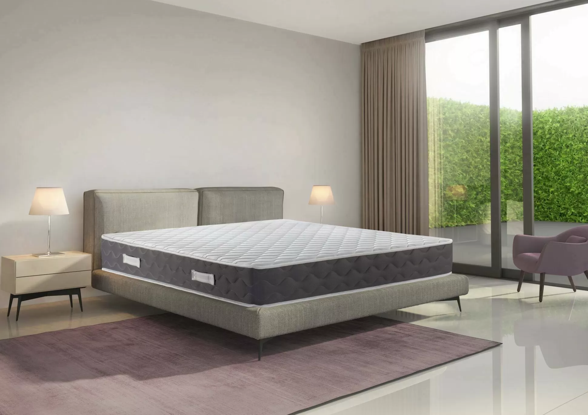Dmora Materassi Singoli<Materasso singolo Katerine, 100% Made in Italy, 80x190xh28 cm