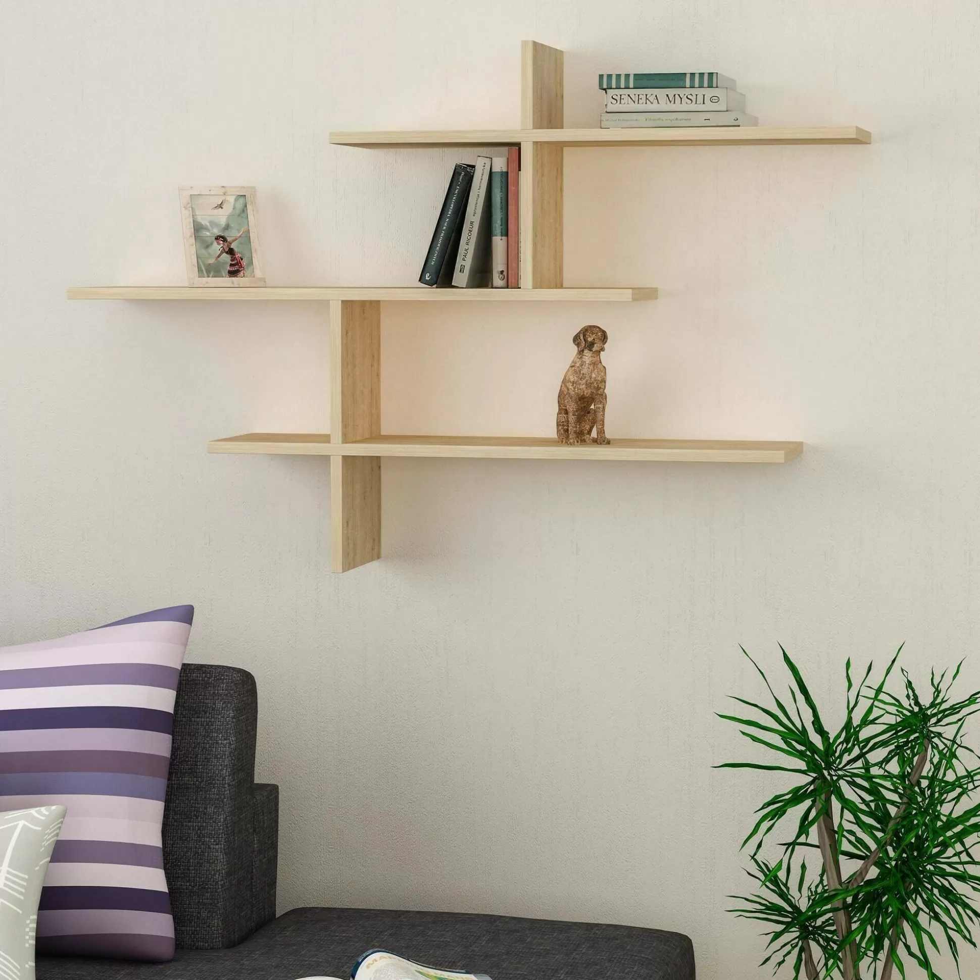 Dmora Mensole<Mensola Antani, 123x22h81 cm,