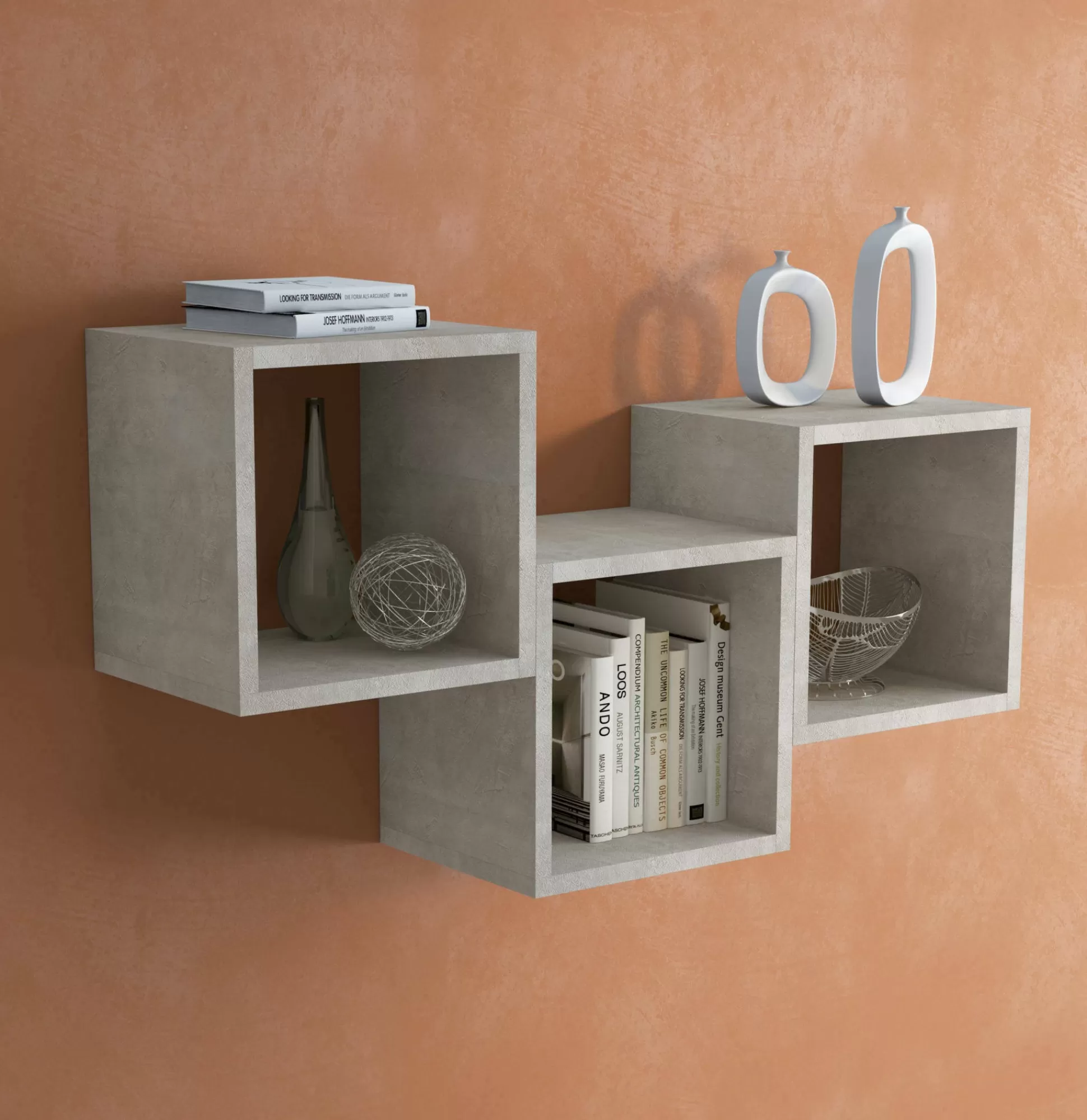 Dmora Mensole<Mensola Azzigo, 30x25h30 cm,