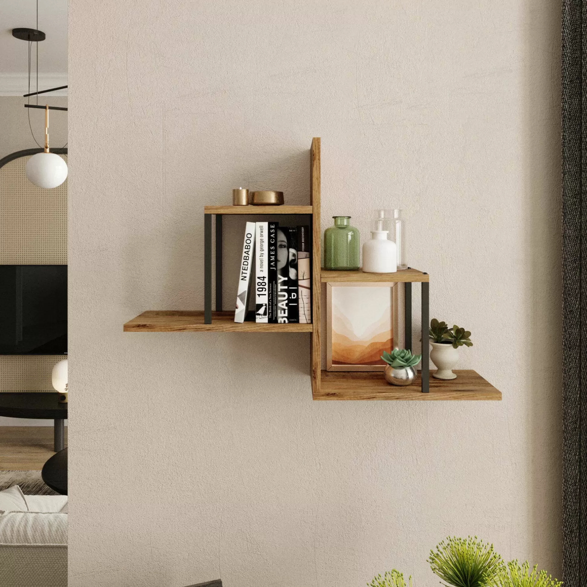 Dmora Mensole<Mensola Flavien, 89x22 h62 cm,