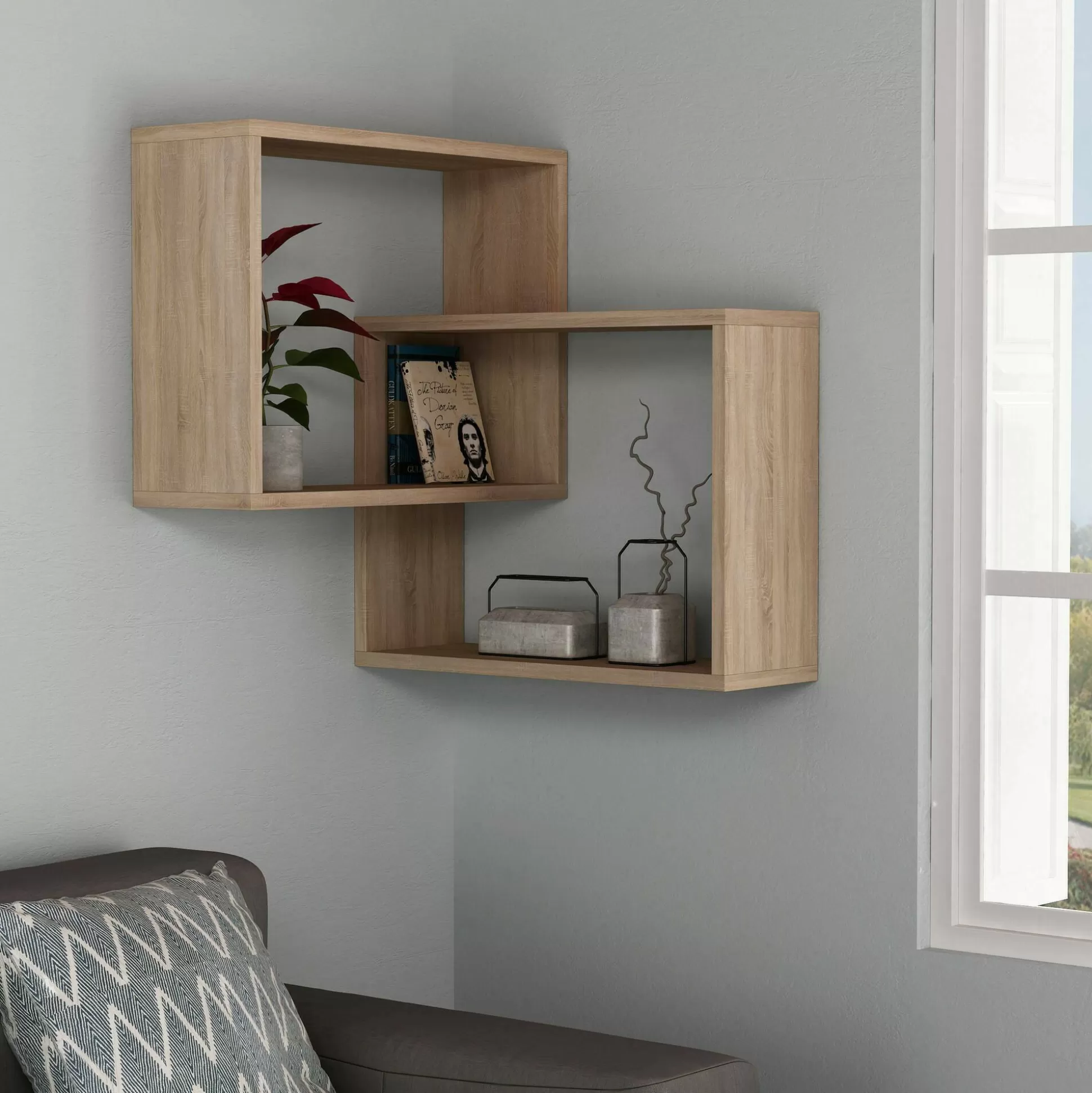 Dmora Mensole<Mensola Leslie, 68x60h68 cm,
