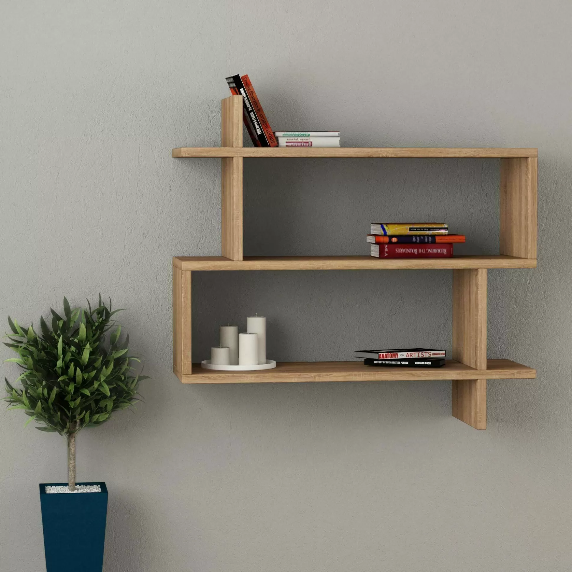 Dmora Mensole<Mensola Orsa, 70x22h66 cm,