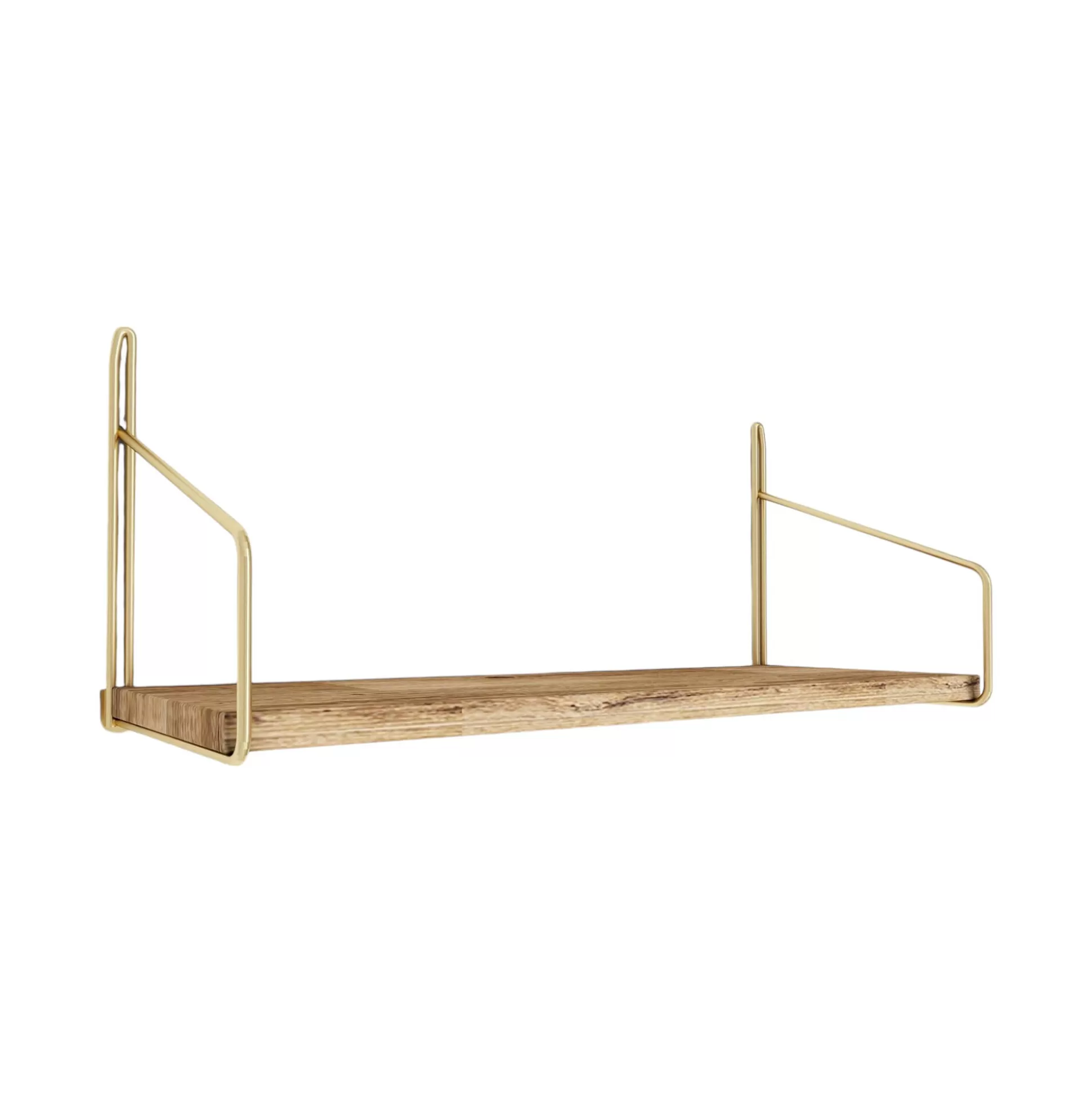 Dmora Mensole<Mensola Sepat, 45x16 h16 cm, Oro e Marrone