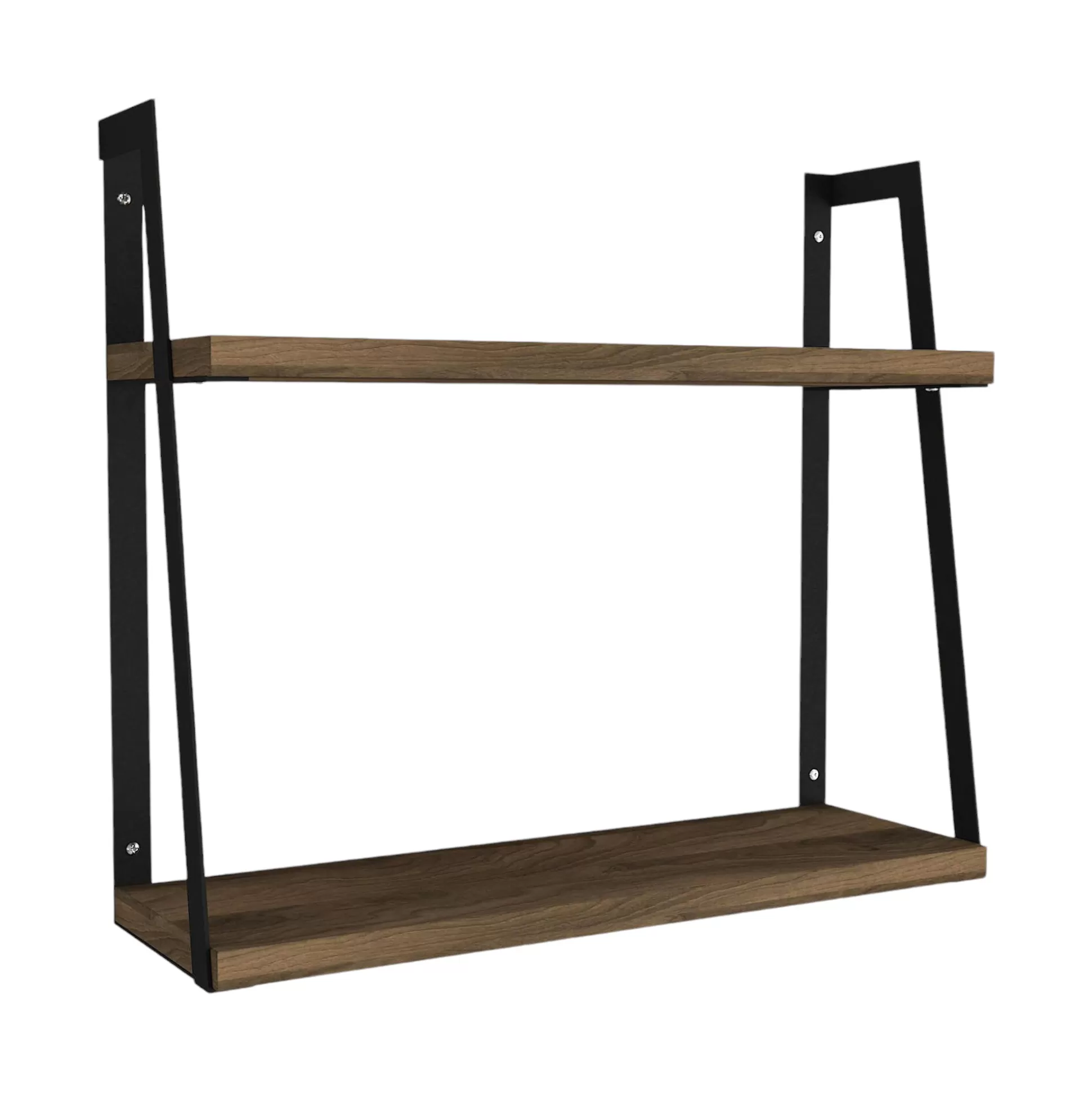 Dmora Mensole<Mensola Skjaldmaer, 45x15 h40 cm, Noce e Nero