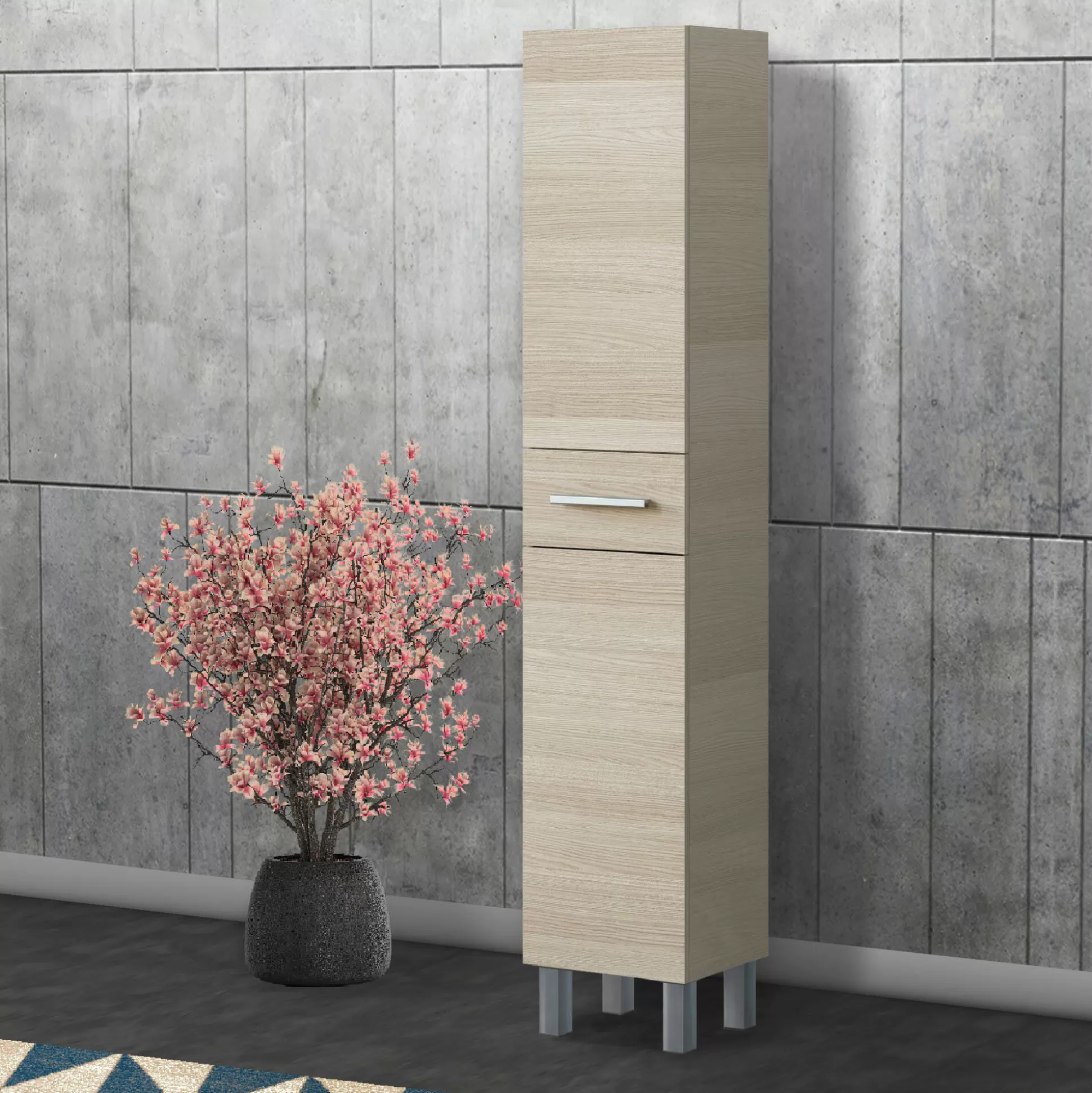 Dmora Mobili Colonna<Mobile colonna Alka, 35x31h182 cm,
