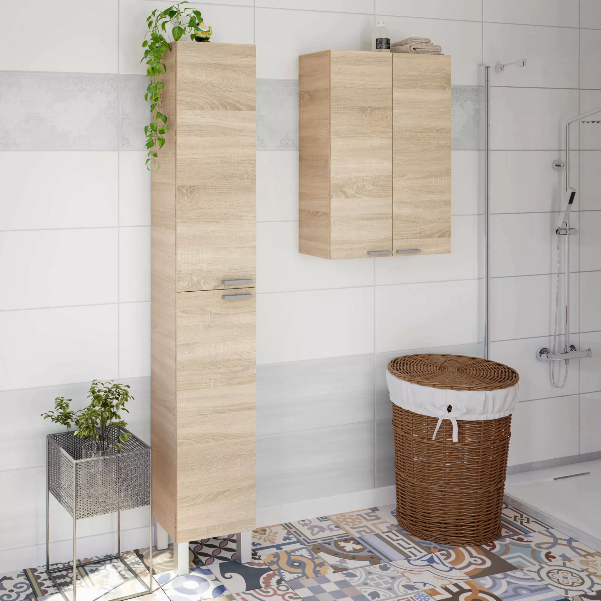 Dmora Mobili Colonna<Mobile colonna Ark, 30x25h182 cm,