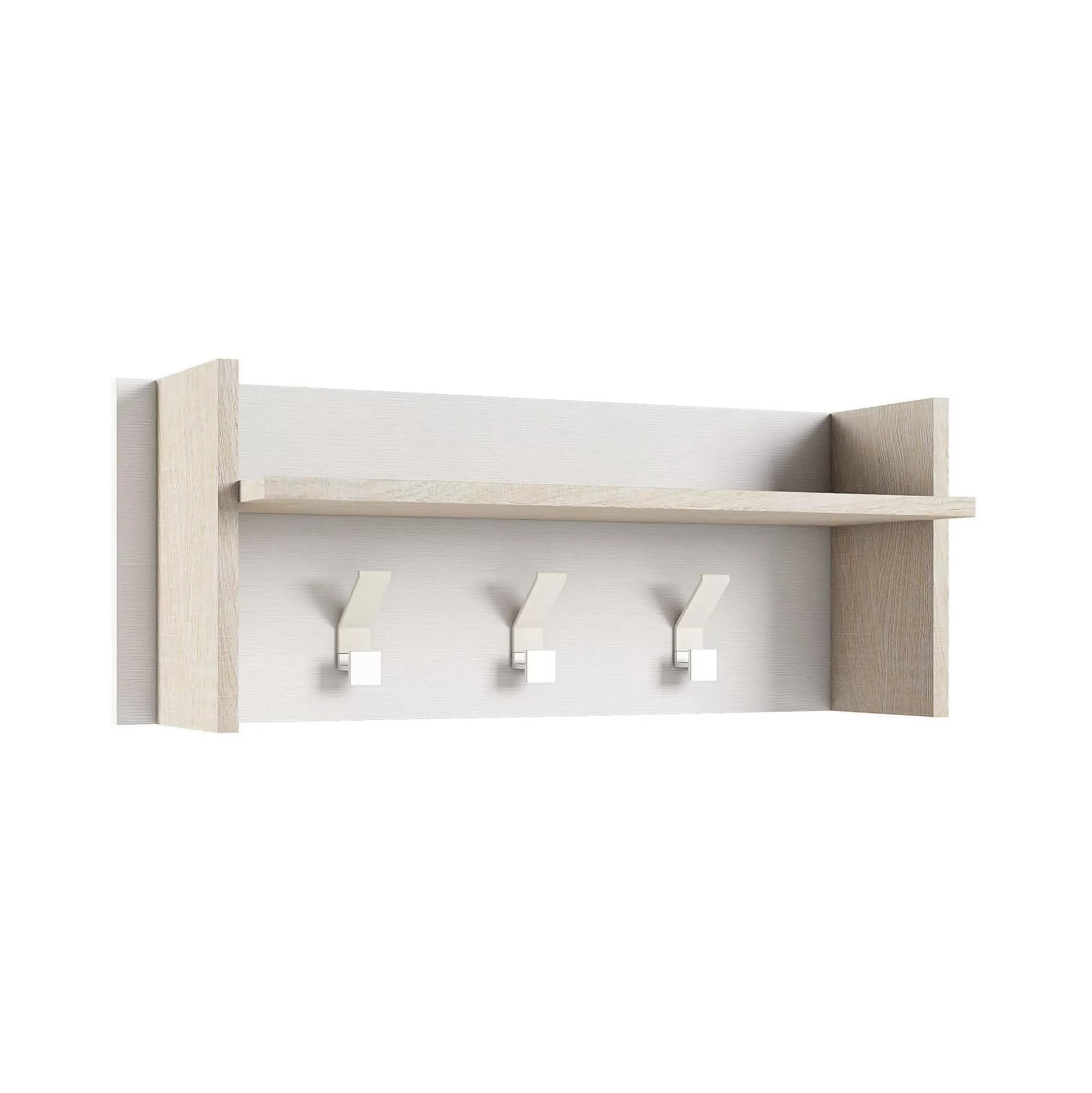 Dmora Mobili Da Ingresso<Mobile da ingresso Angry, 90x29h34 cm, Bianco e Rovere