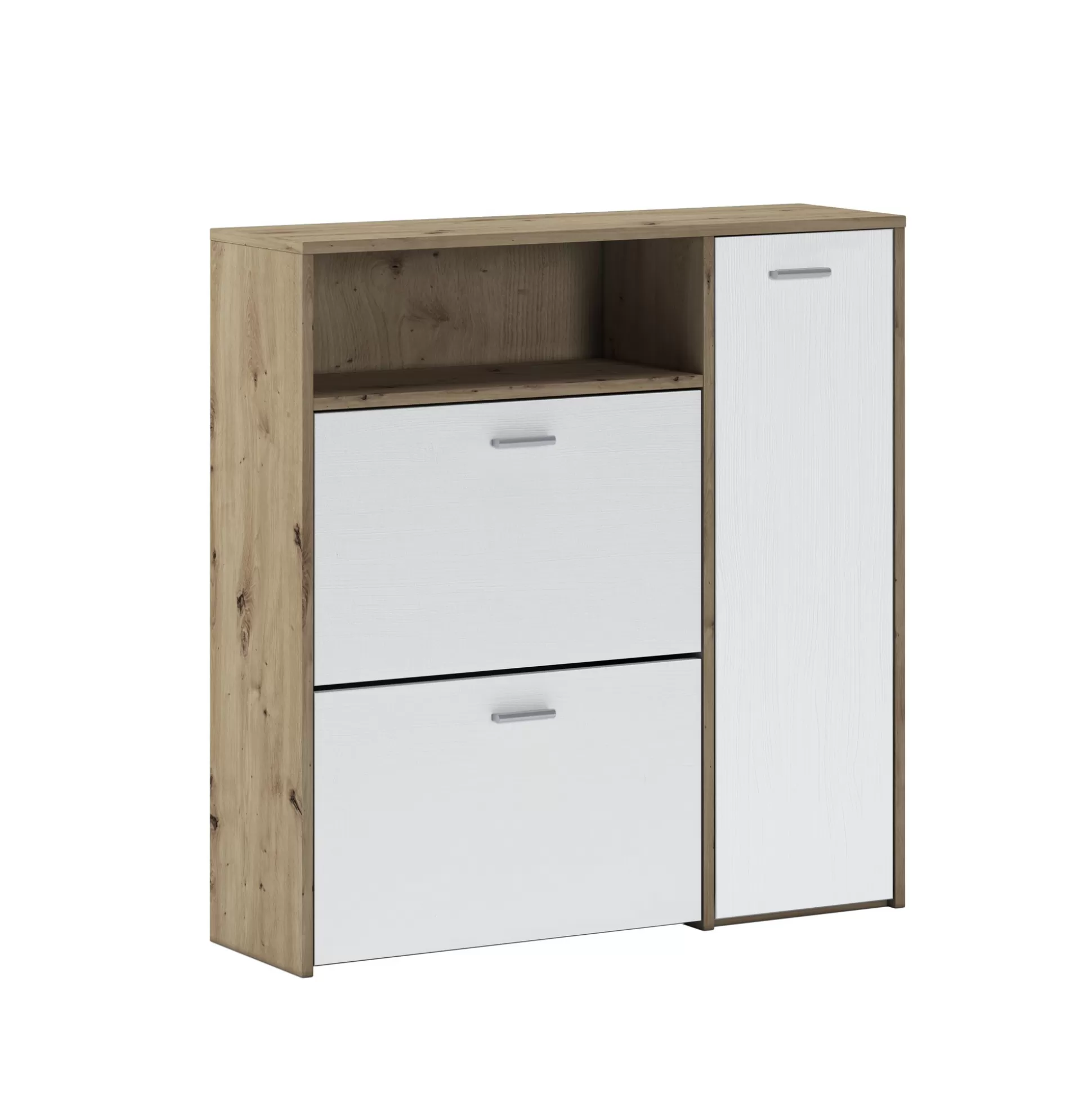 Dmora Mobili Da Ingresso<Mobile da ingresso Dabdelazi, 92x27h94 cm, Rovere e Bianco