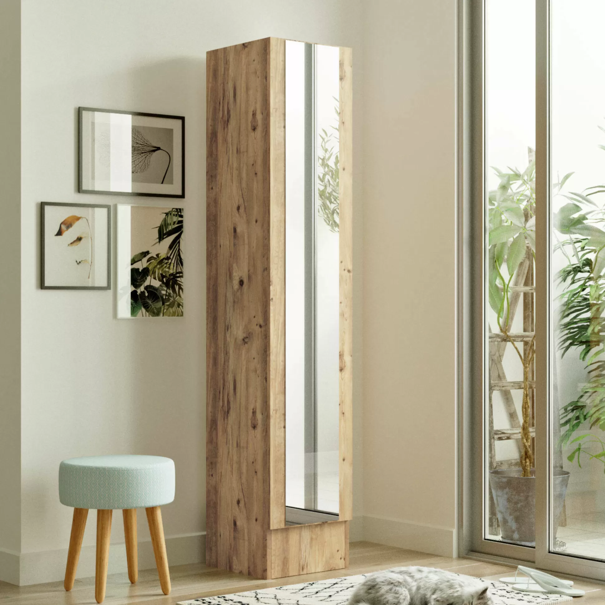 Dmora Mobili Da Ingresso<Mobile da ingresso Jacques, 36x36 h180 cm,