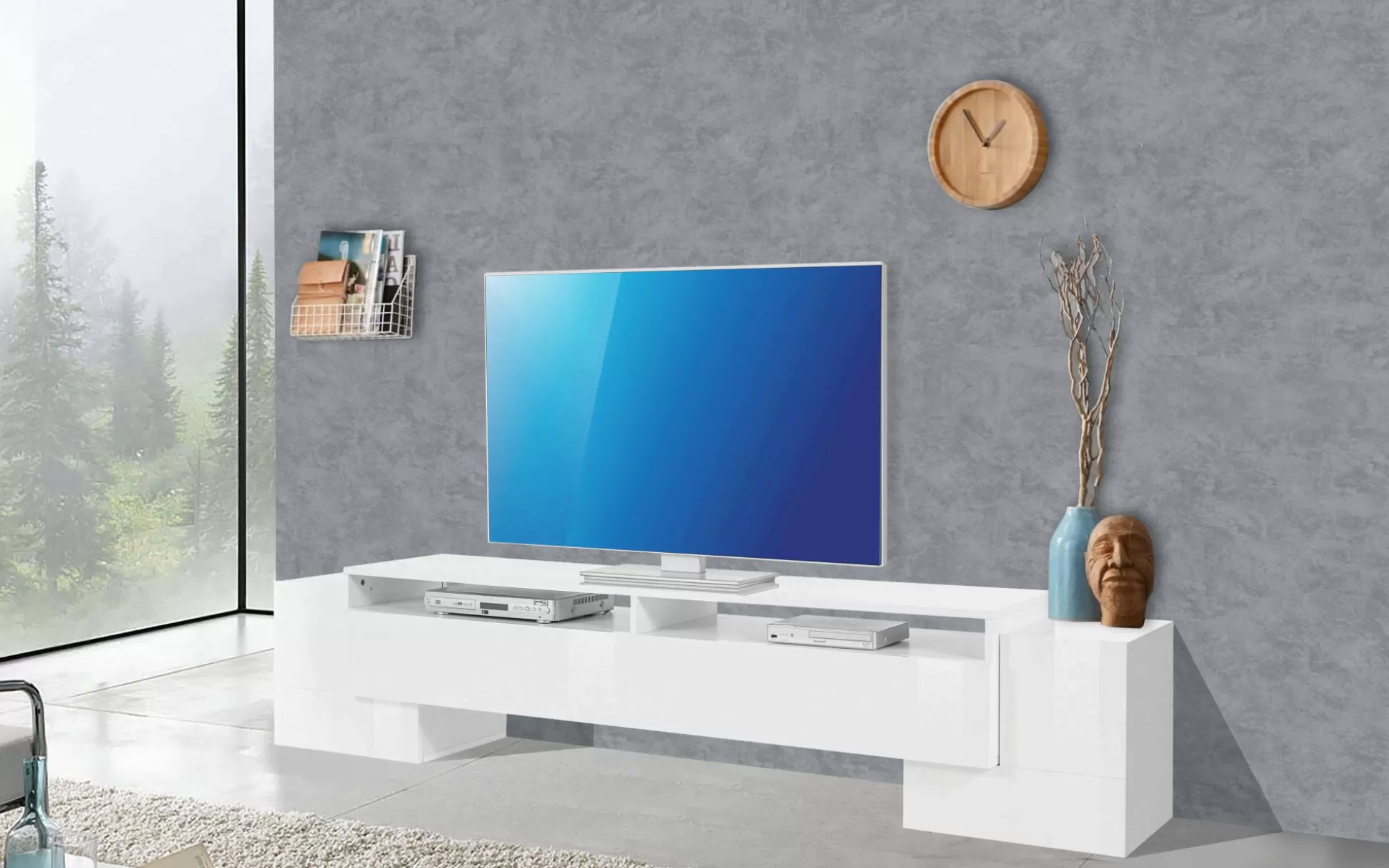 Dmora Mobili Porta Tv<Mobile porta TV Amis, cm 210x45h45,