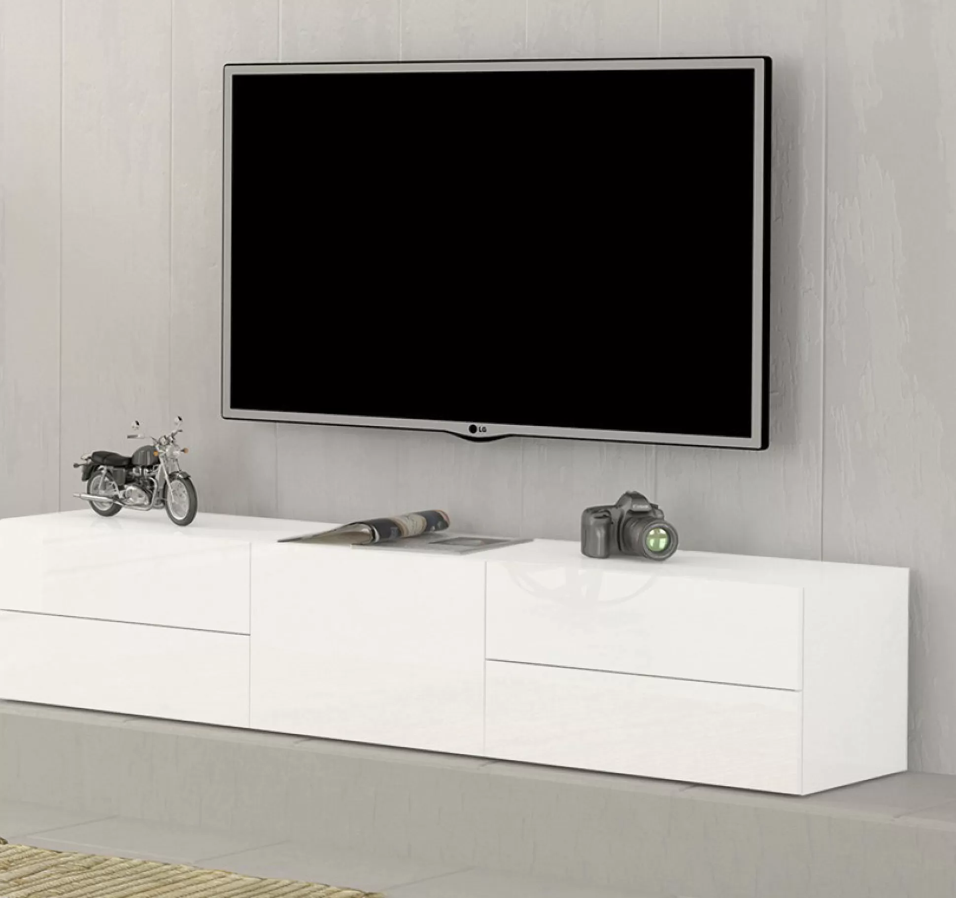 Dmora Mobili Porta Tv<Mobile porta TV Ariad, cm 170x40h35,