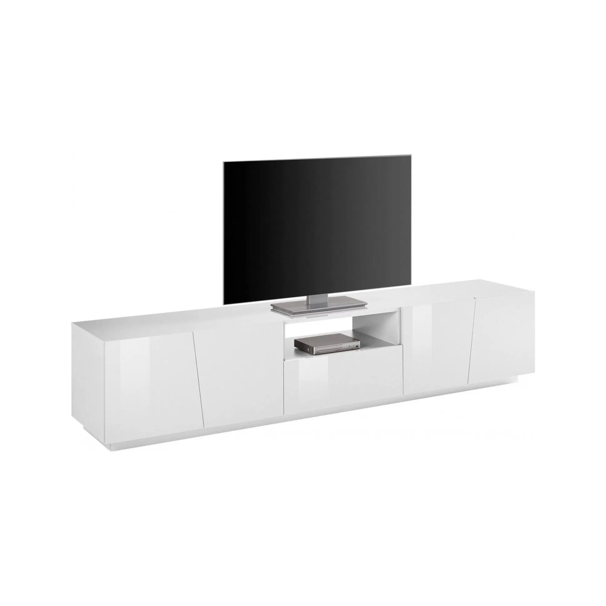 Dmora Mobili Porta Tv<Mobile porta TV Azzurras, , con luce LED
