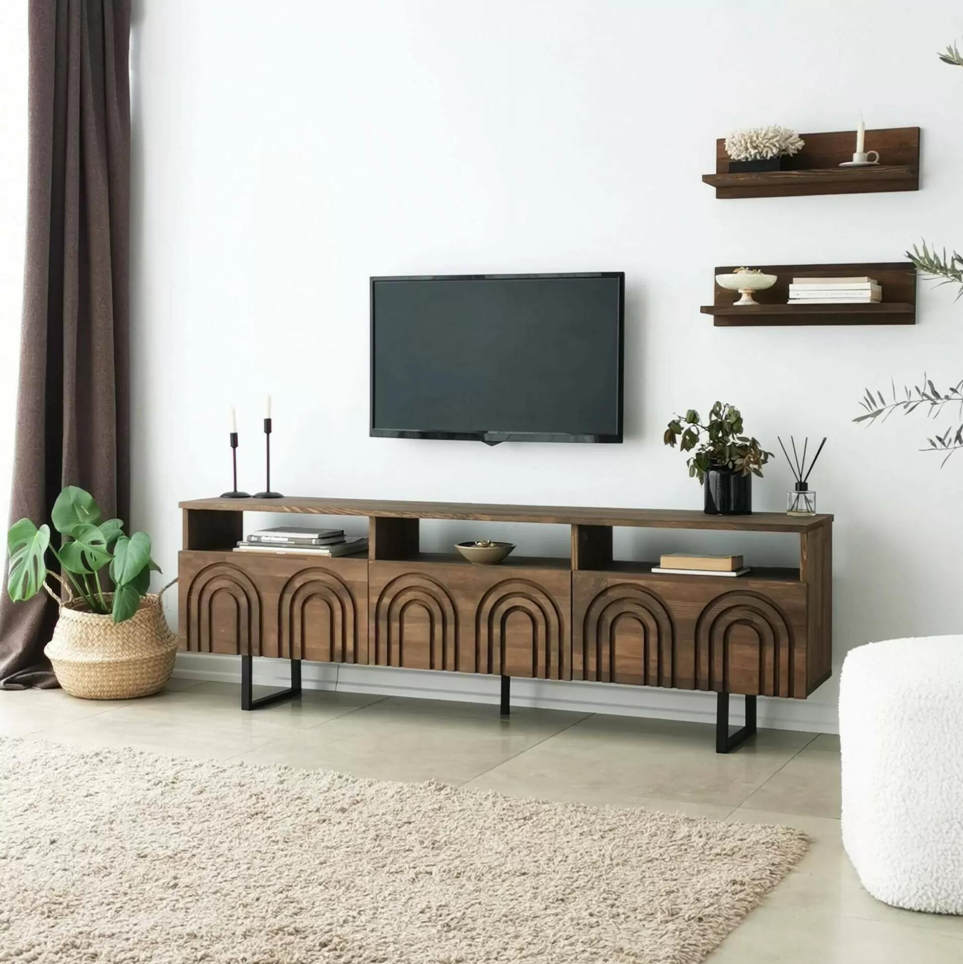 Dmora Mobili Porta Tv<Mobile porta TV Barbania, 170x30h40 cm,