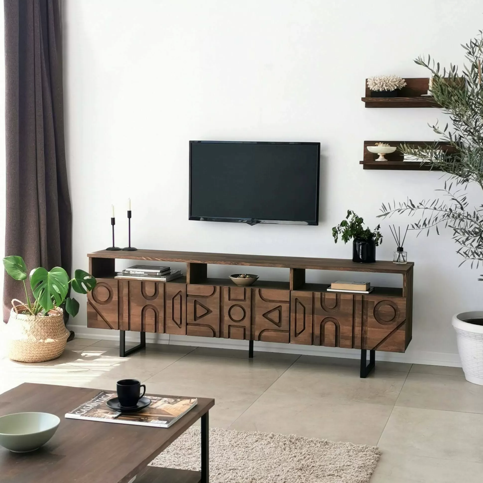 Dmora Mobili Porta Tv<Mobile porta TV Barete, 170x30h40 cm,