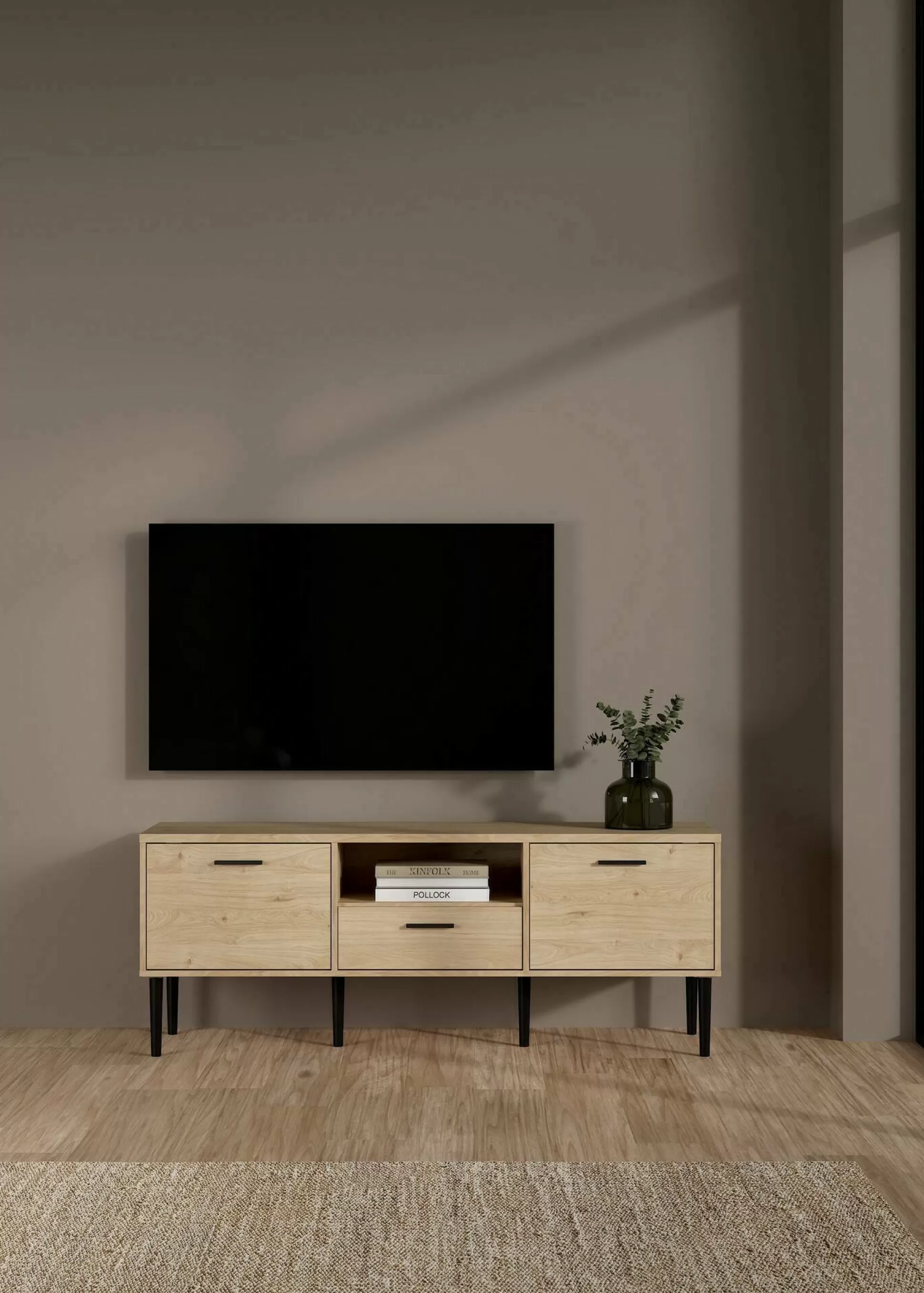 Dmora Mobili Porta Tv<Mobile porta TV elie, 40x147 h57 cm,