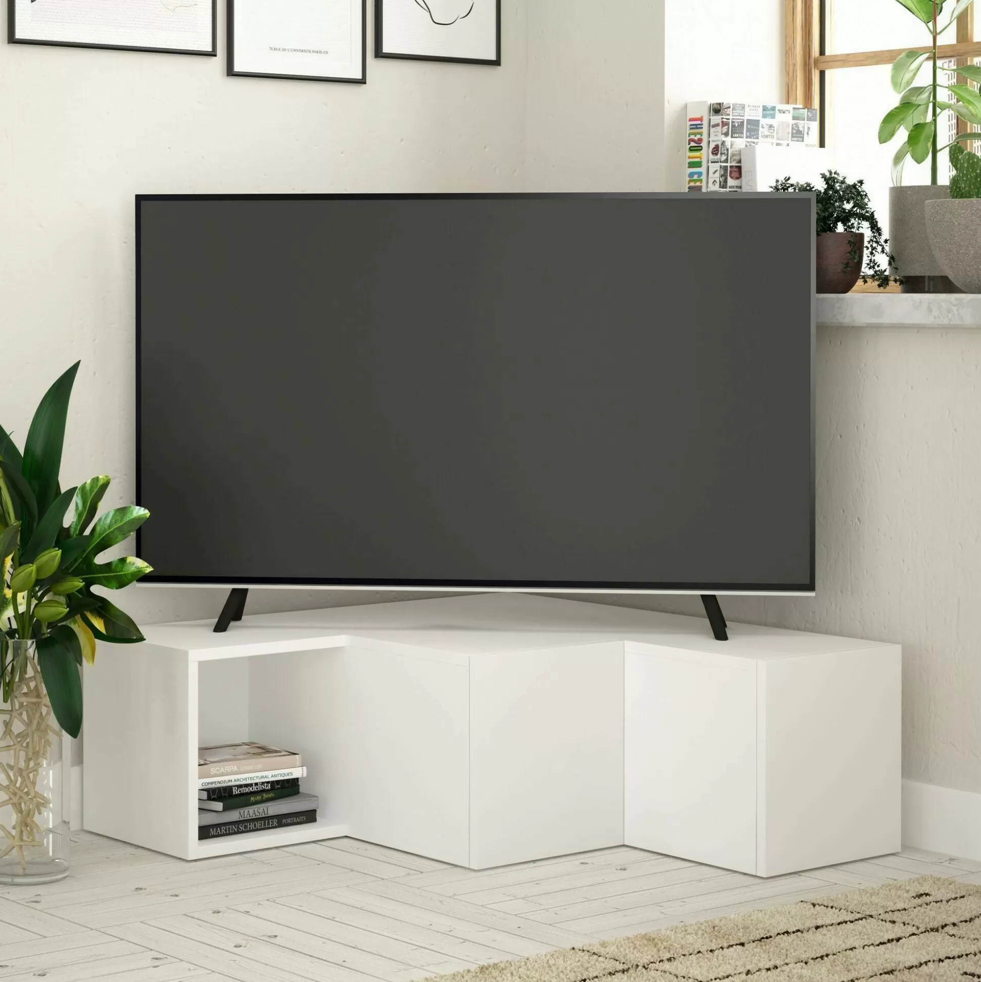 Dmora Mobili Porta Tv<Mobile porta TV Fiorenza, 90x92h32 cm,