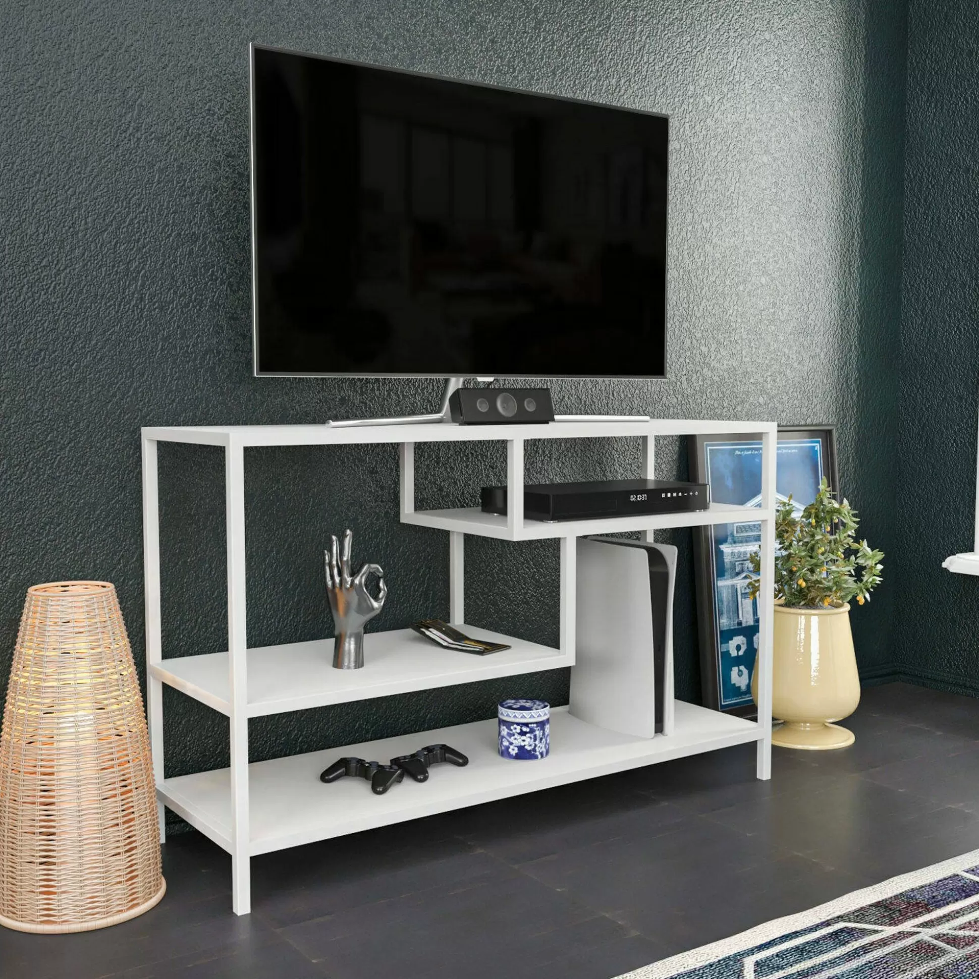 Dmora Mobili Porta Tv<Mobile porta TV Ivette, 120x39h75 cm,