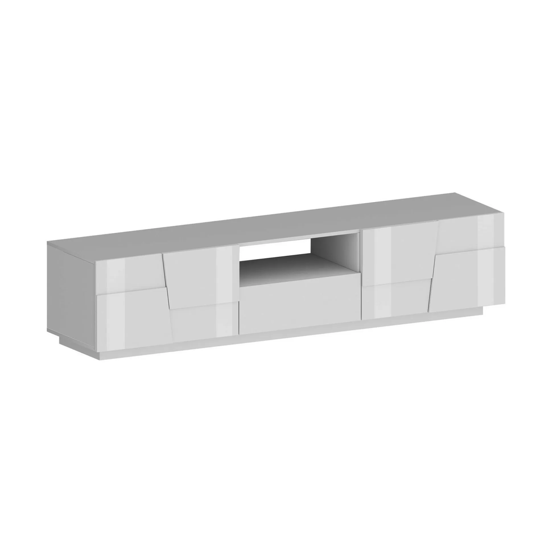 Dmora Mobili Porta Tv<Mobile porta TV Maestrale, 220x44h46 cm, lucido
