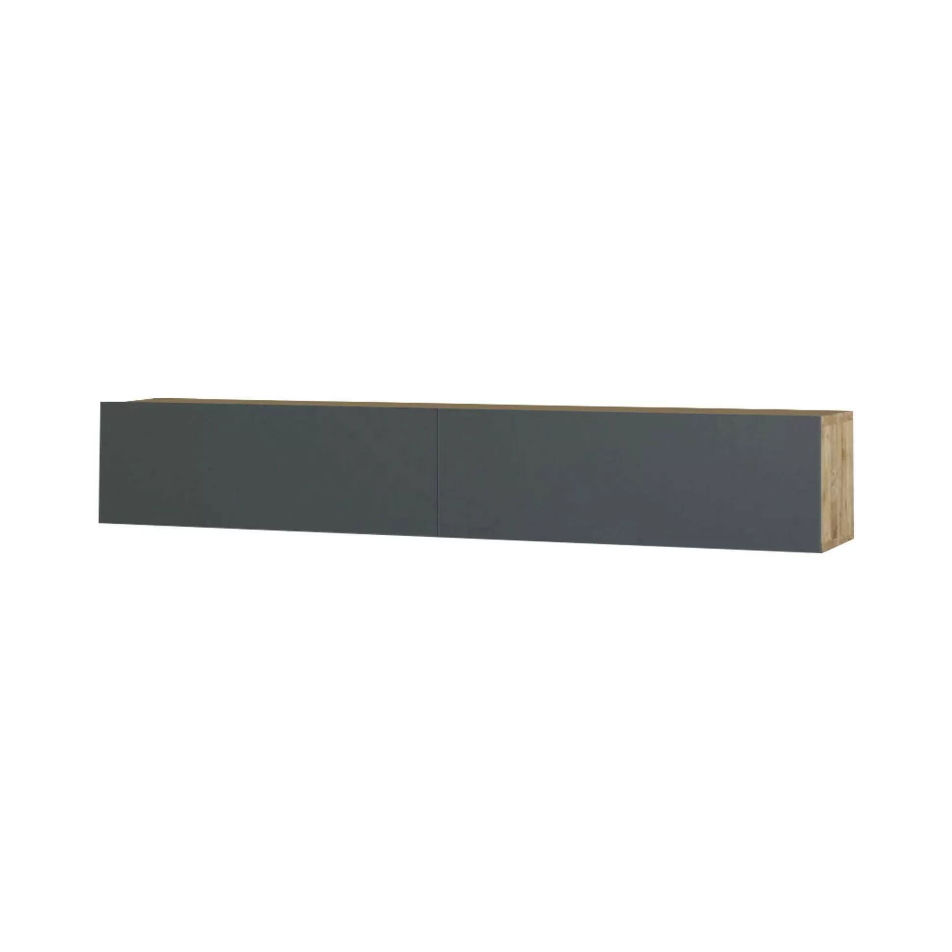 Dmora Mobili Porta Tv<Mobile porta TV Pavone, 180x32h30 cm, Quercia e Antracite