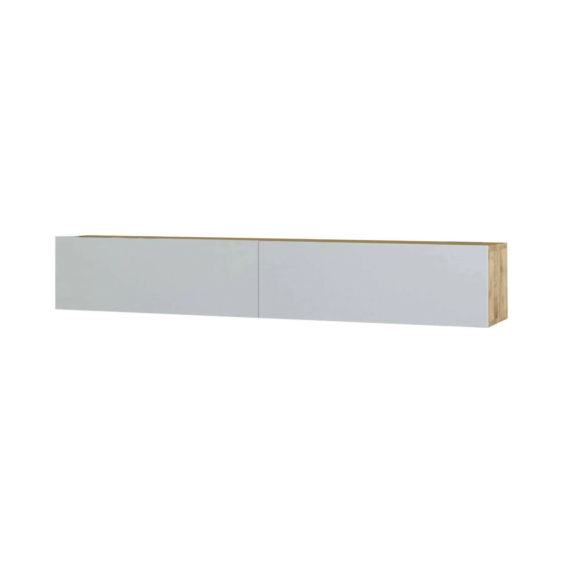 Dmora Mobili Porta Tv<Mobile porta TV Pavone, 180x32h30 cm, Quercia e Bianco
