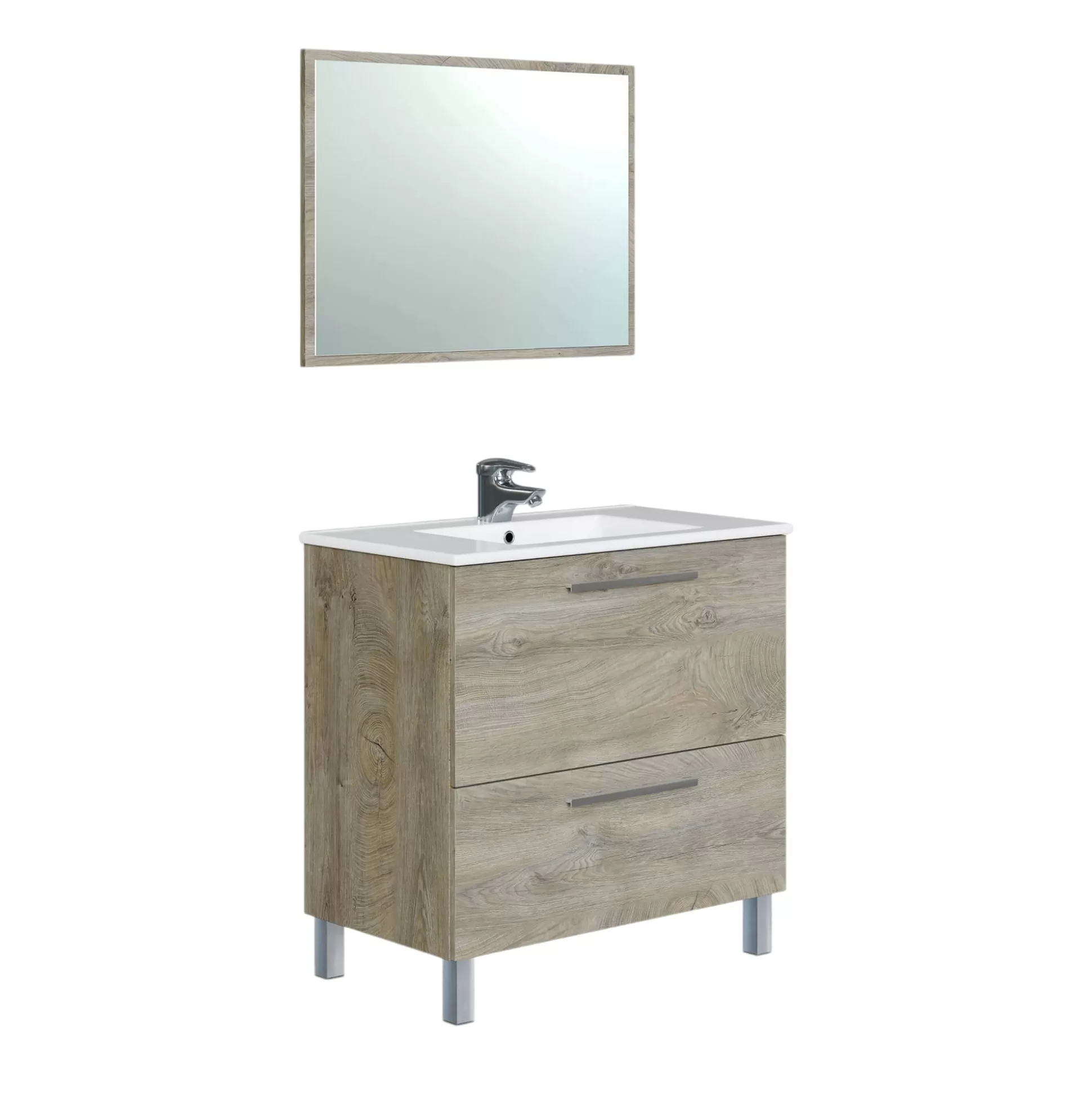 Dmora Mobili Sottolavabo<Mobile sottolavabo Abel, 80x45h80 cm,