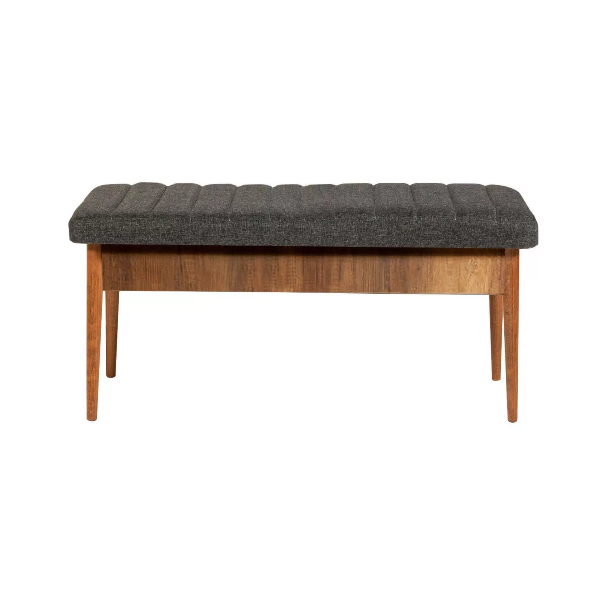 Dmora Panche<Panca Arielli, 110x40h48 cm, Noce e Antracite
