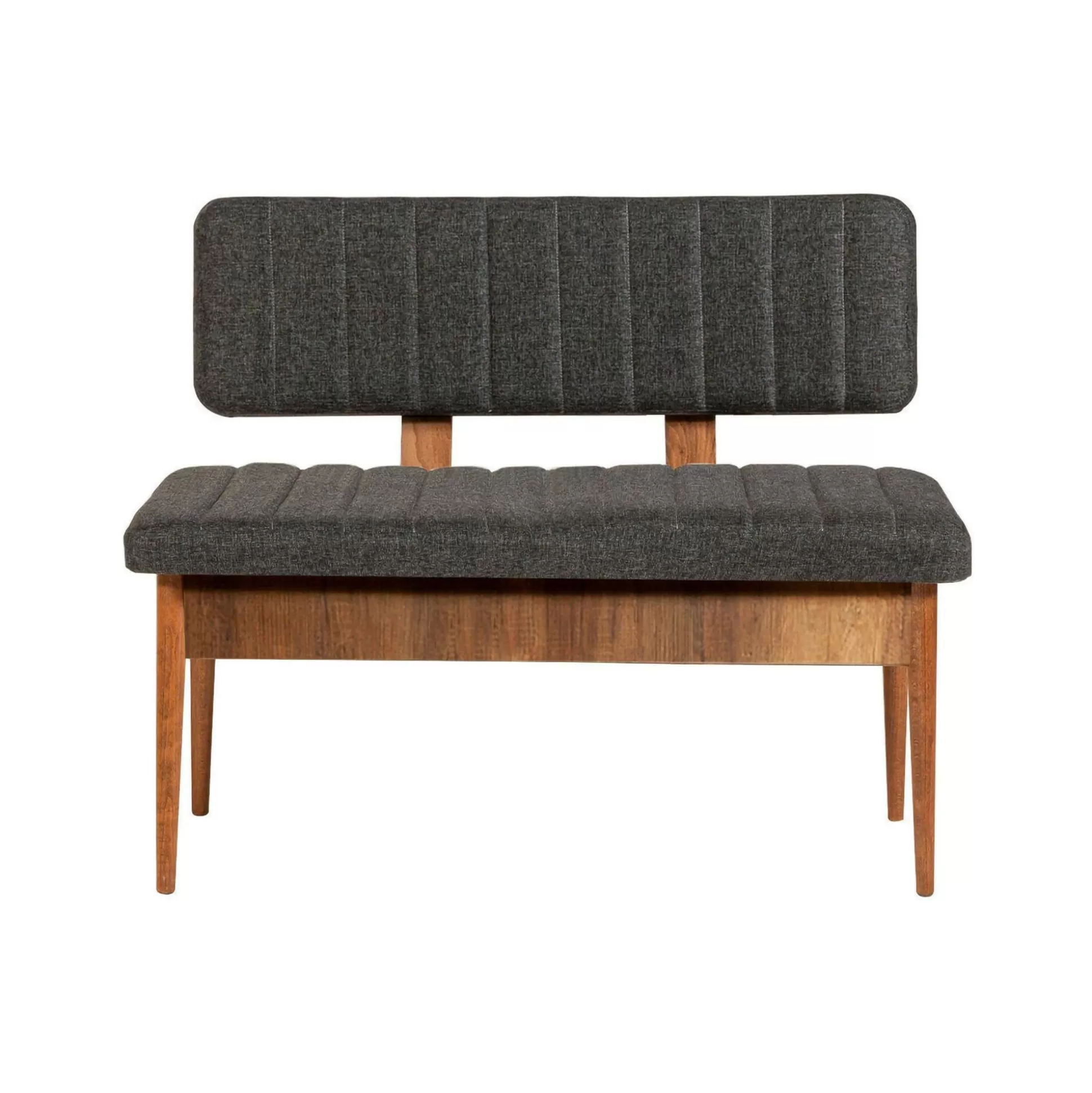 Dmora Panche<Panca Arielli, 110x40h85 cm, Noce e Antracite