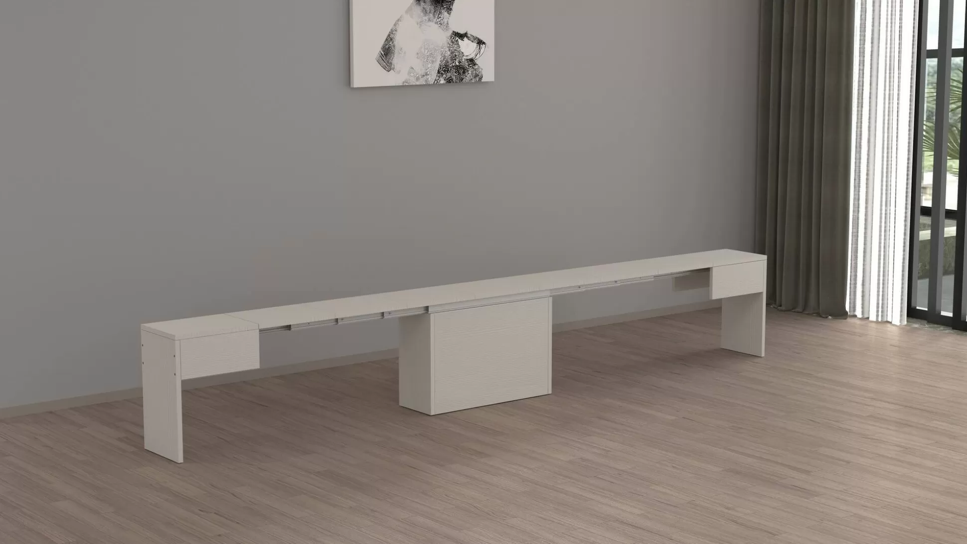 Dmora Panche<Panca Yutu, 290x25h45 cm,